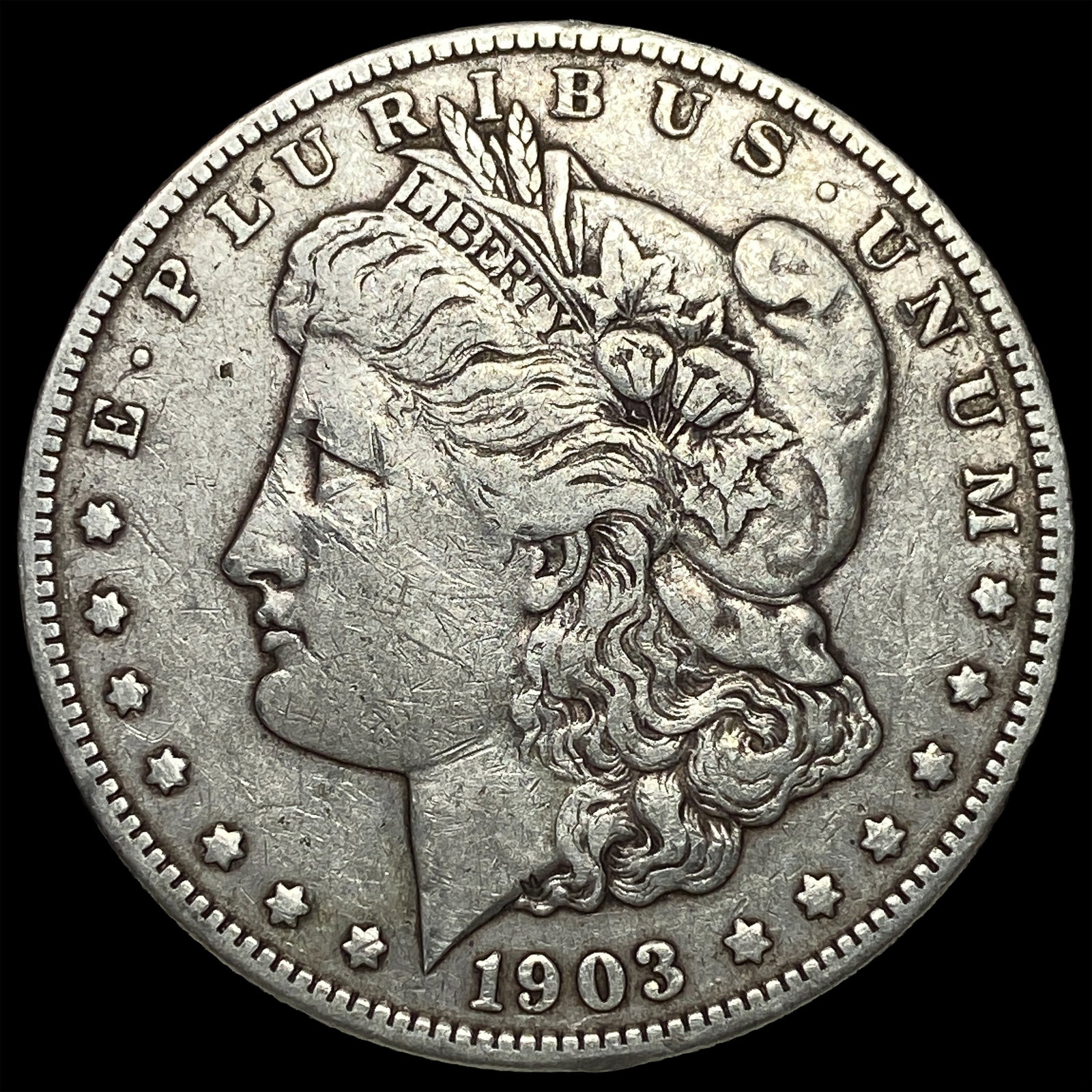 1903-S Silver Morgan Dollar NEARLY UNCIRCULATED: 1903-S Silver Morgan Dollar NEARLY UNCIRCULATED