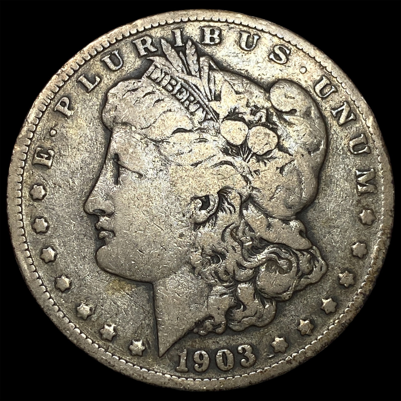 1903-S Silver Morgan Dollar LIGHTLY CIRCULATED: 1903-S Silver Morgan Dollar LIGHTLY CIRCULATED
