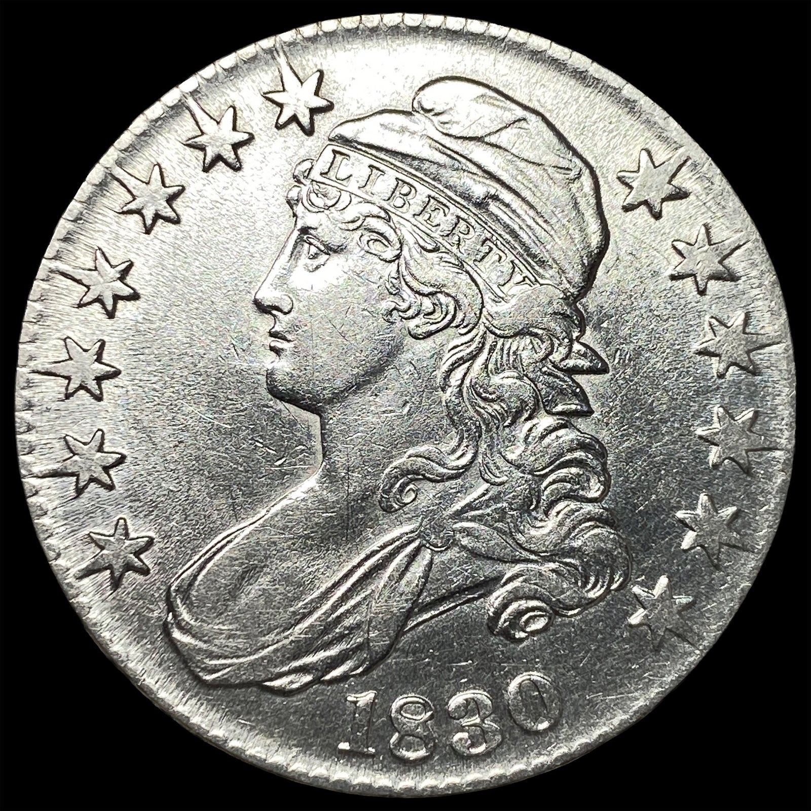1830 Capped Bust Half Dollar CHOICE AU (1 of 2)