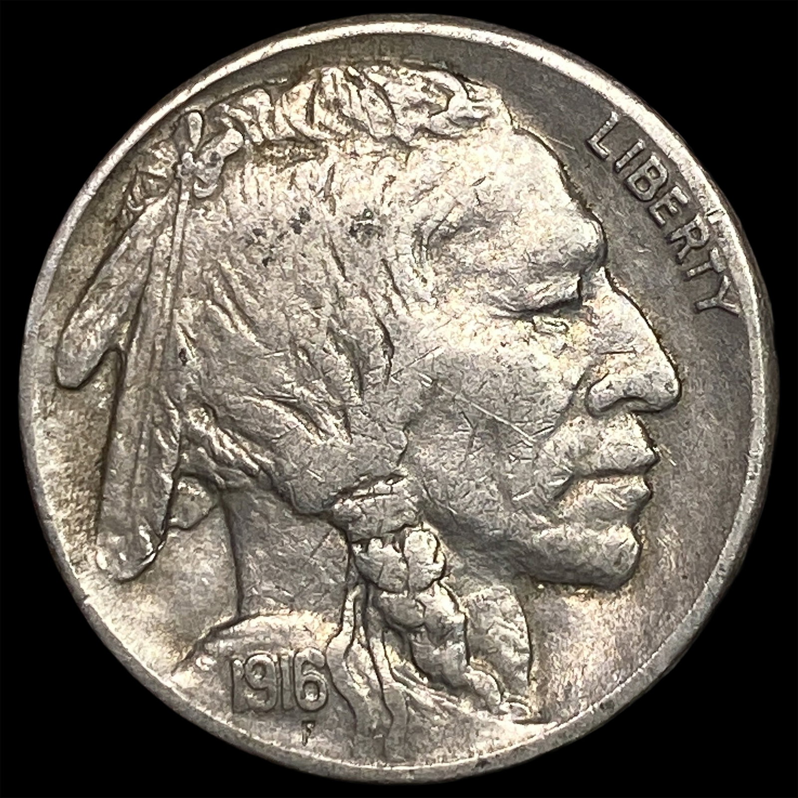 1916-S Buffalo Nickel CLOSELY UNCIRCULATED: 1916-S Buffalo Nickel CLOSELY UNCIRCULATED