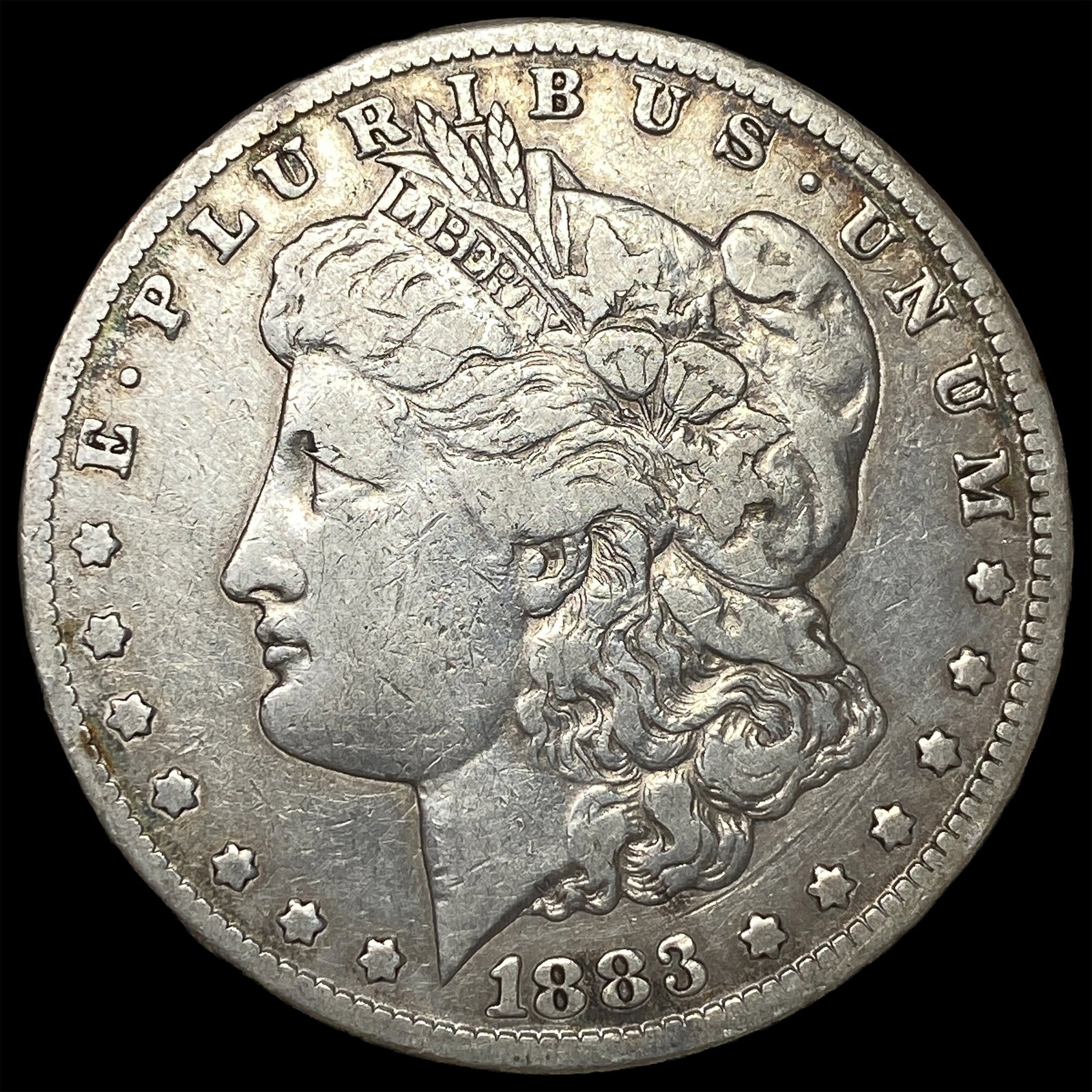1883-CC Silver Morgan Dollar LIGHTLY CIRCULATED: 1883-CC Silver Morgan Dollar LIGHTLY CIRCULATED