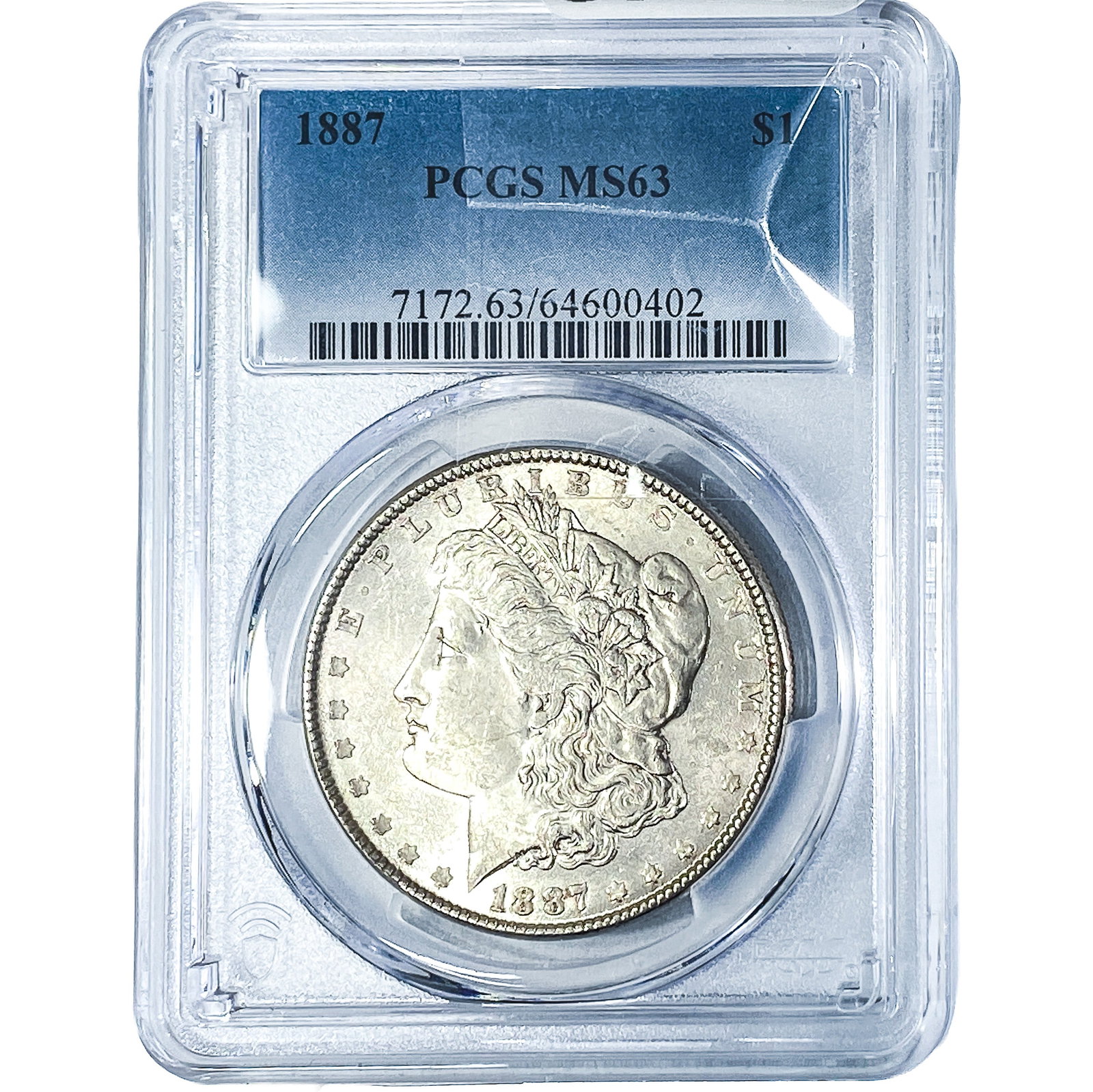 1887 Morgan Silver Dollar PCGS MS63 (1 of 2)