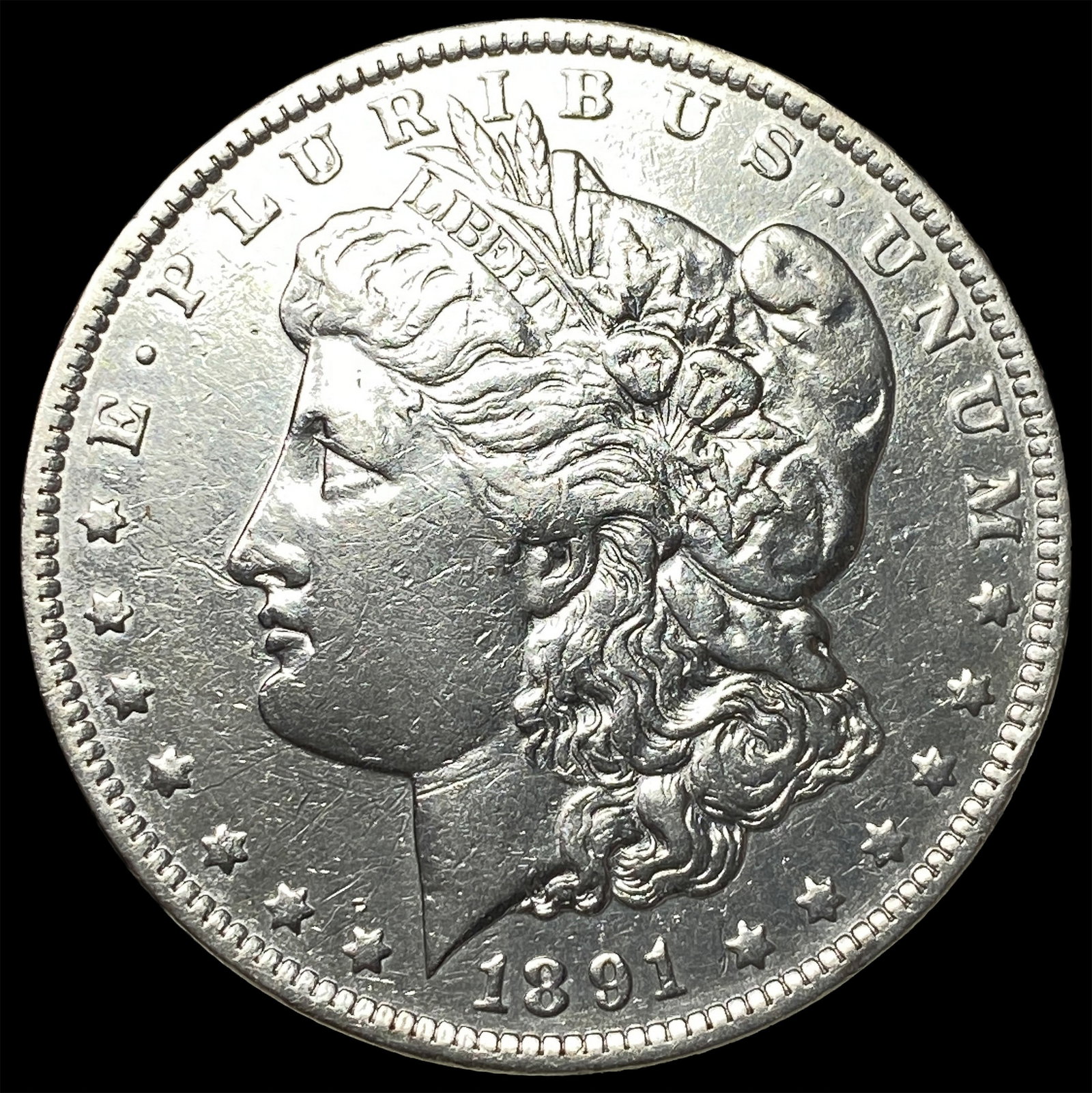 1891-O Silver Morgan Dollar CLOSELY UNCIRCULATED: 1891-O Silver Morgan Dollar CLOSELY UNCIRCULATED