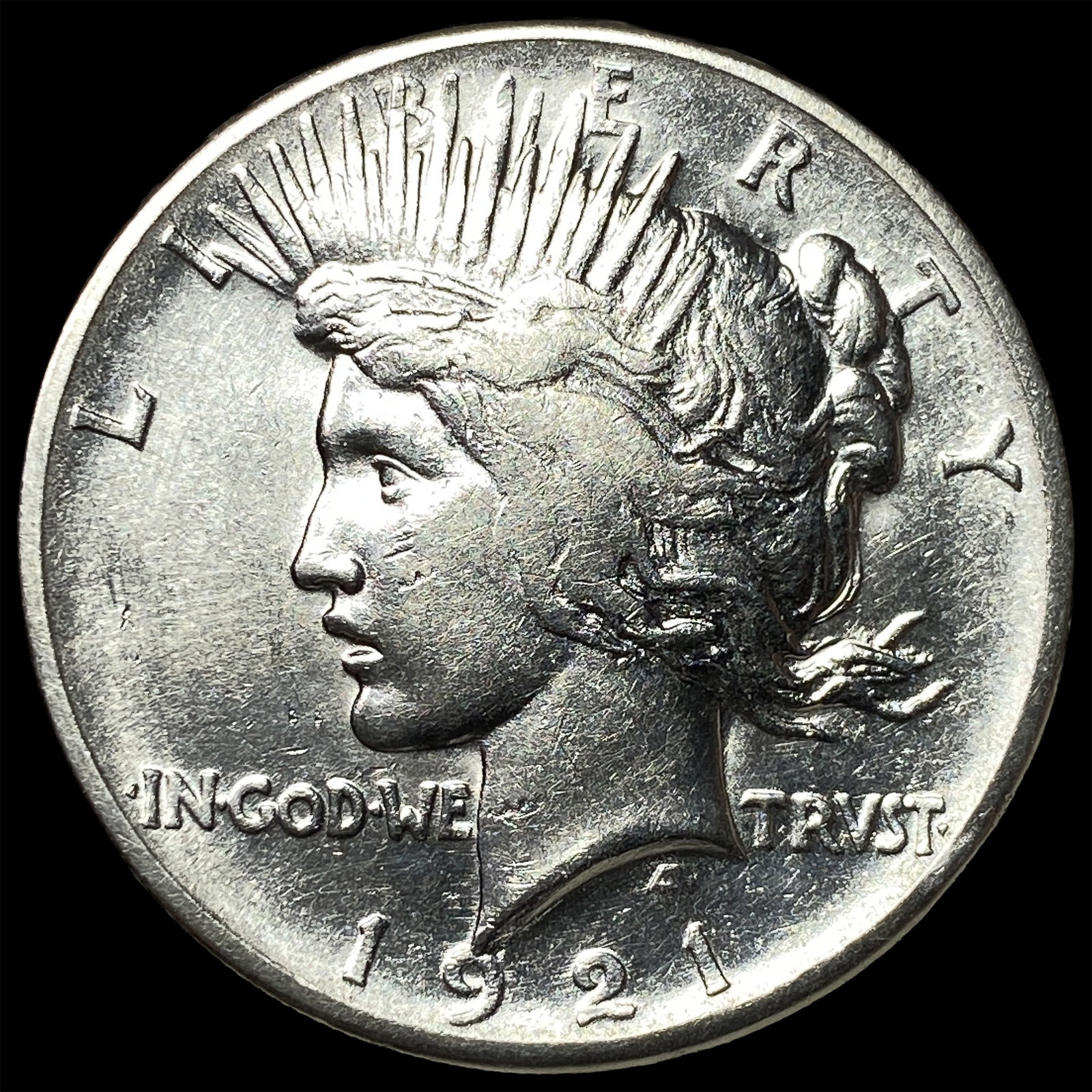 1921 Silver Peace Dollar CHOICE AU: 1921 Silver Peace Dollar CHOICE AU
