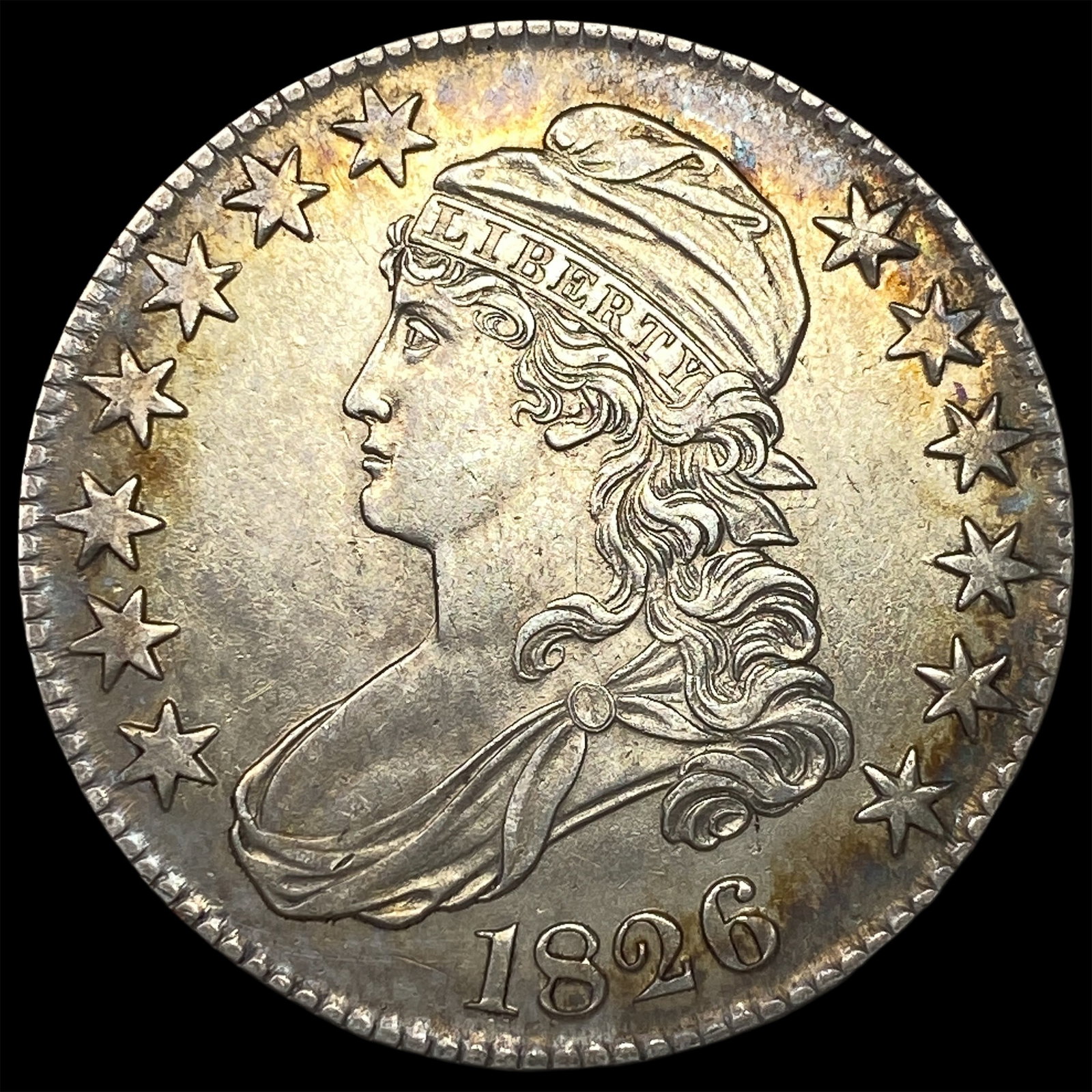 1826 Capped Bust Half Dollar CHOICE AU (1 of 2)