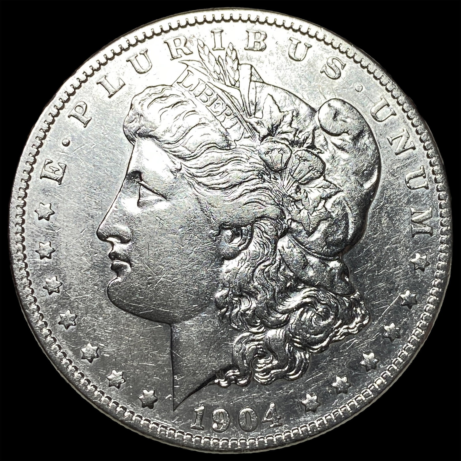 1904-S Silver Morgan Dollar CLOSELY UNCIRCULATED: 1904-S Silver Morgan Dollar CLOSELY UNCIRCULATED