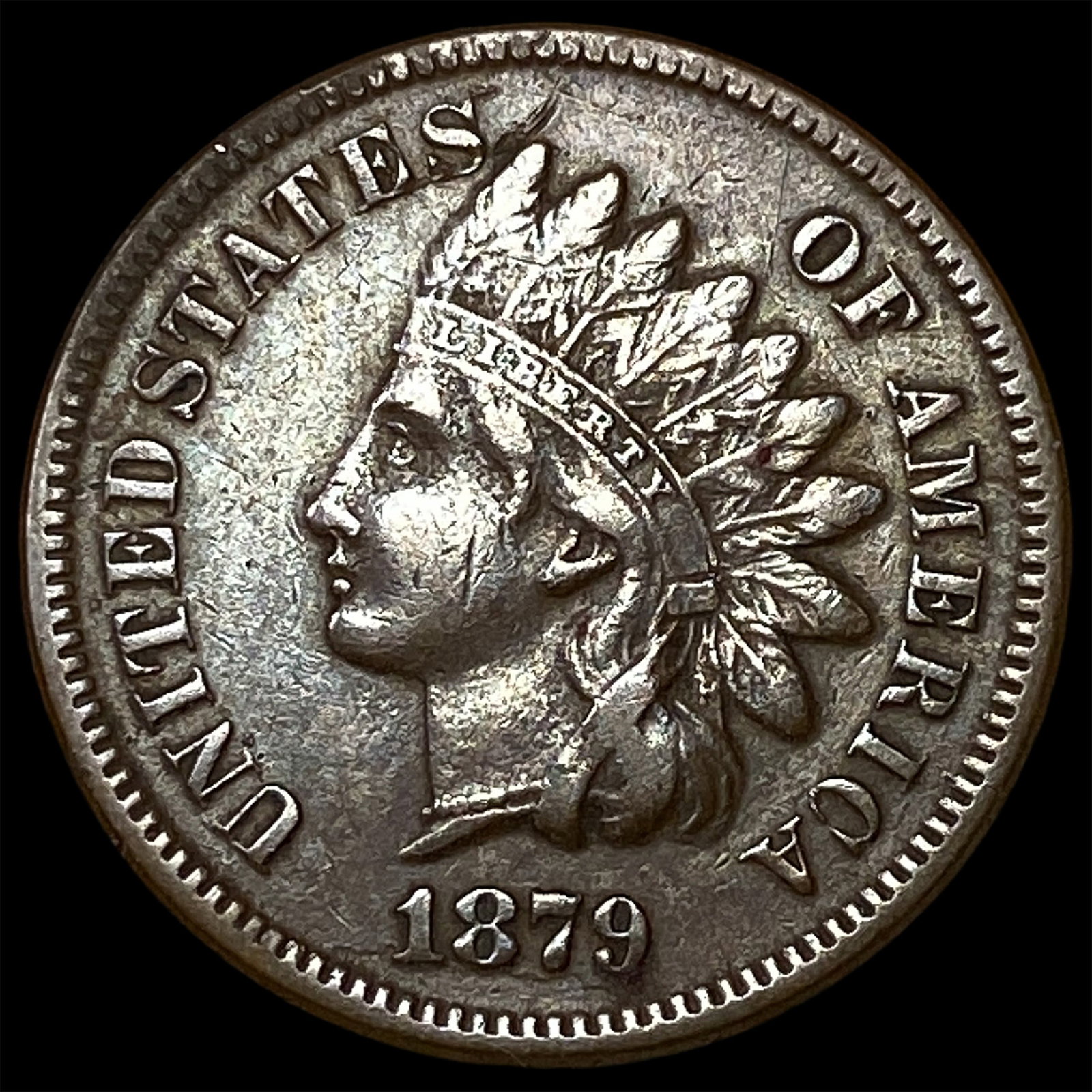 1879 Indian Head Cent NEARLY UNCIRCULATED (1 of 2)