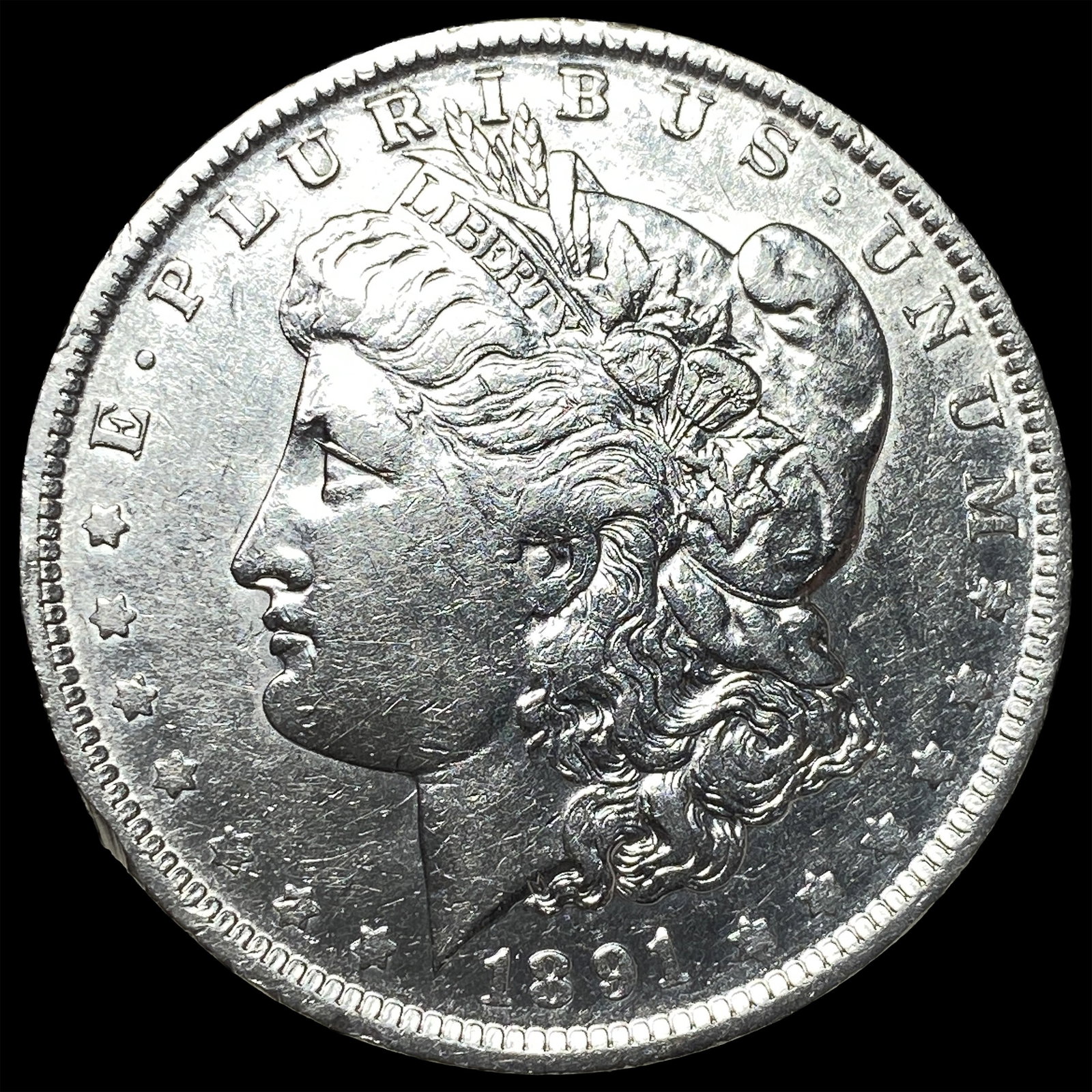 1891-O Silver Morgan Dollar CLOSELY UNCIRCULATED: 1891-O Silver Morgan Dollar CLOSELY UNCIRCULATED