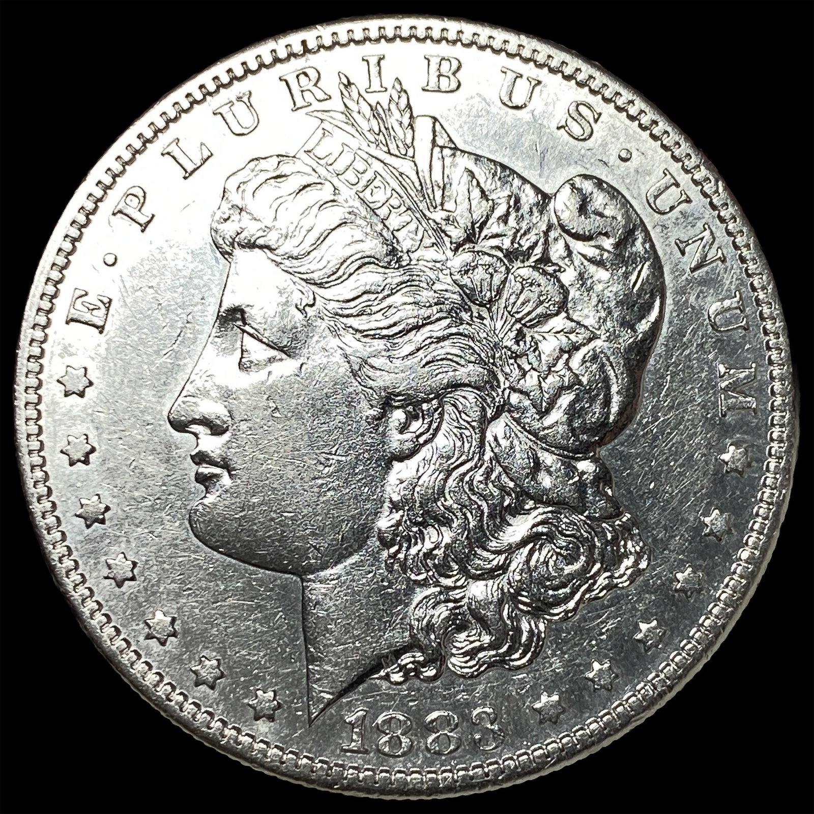 1883 Morgan Silver Dollar CLOSELY UNCIRCULATED: 1883 Morgan Silver Dollar CLOSELY UNCIRCULATED