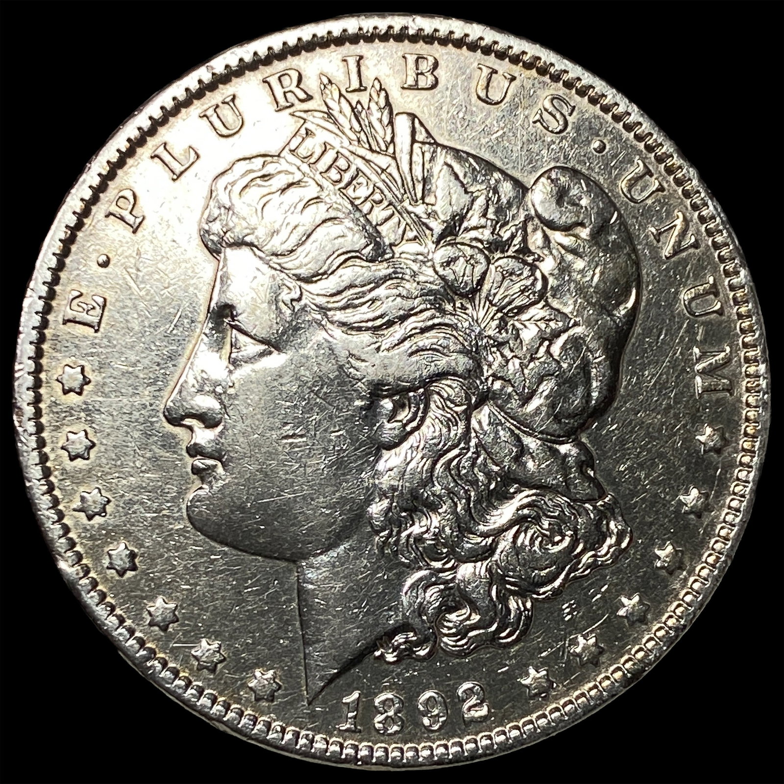 1892-O Silver Morgan Dollar CLOSELY UNCIRCULATED: 1892-O Silver Morgan Dollar CLOSELY UNCIRCULATED