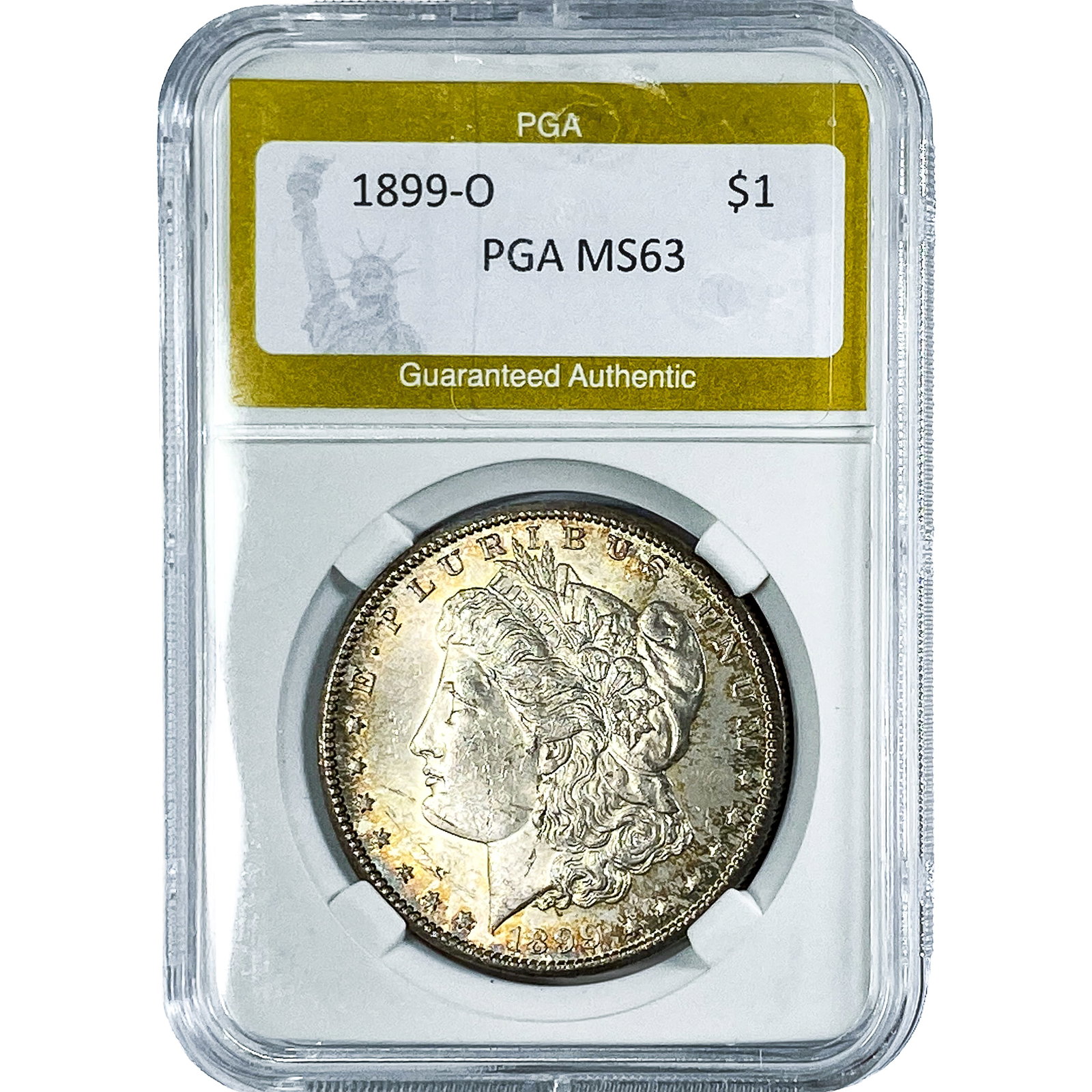 1889-O Morgan Silver Dollar PGA MS63: 1889-O Morgan Silver Dollar PGA MS63