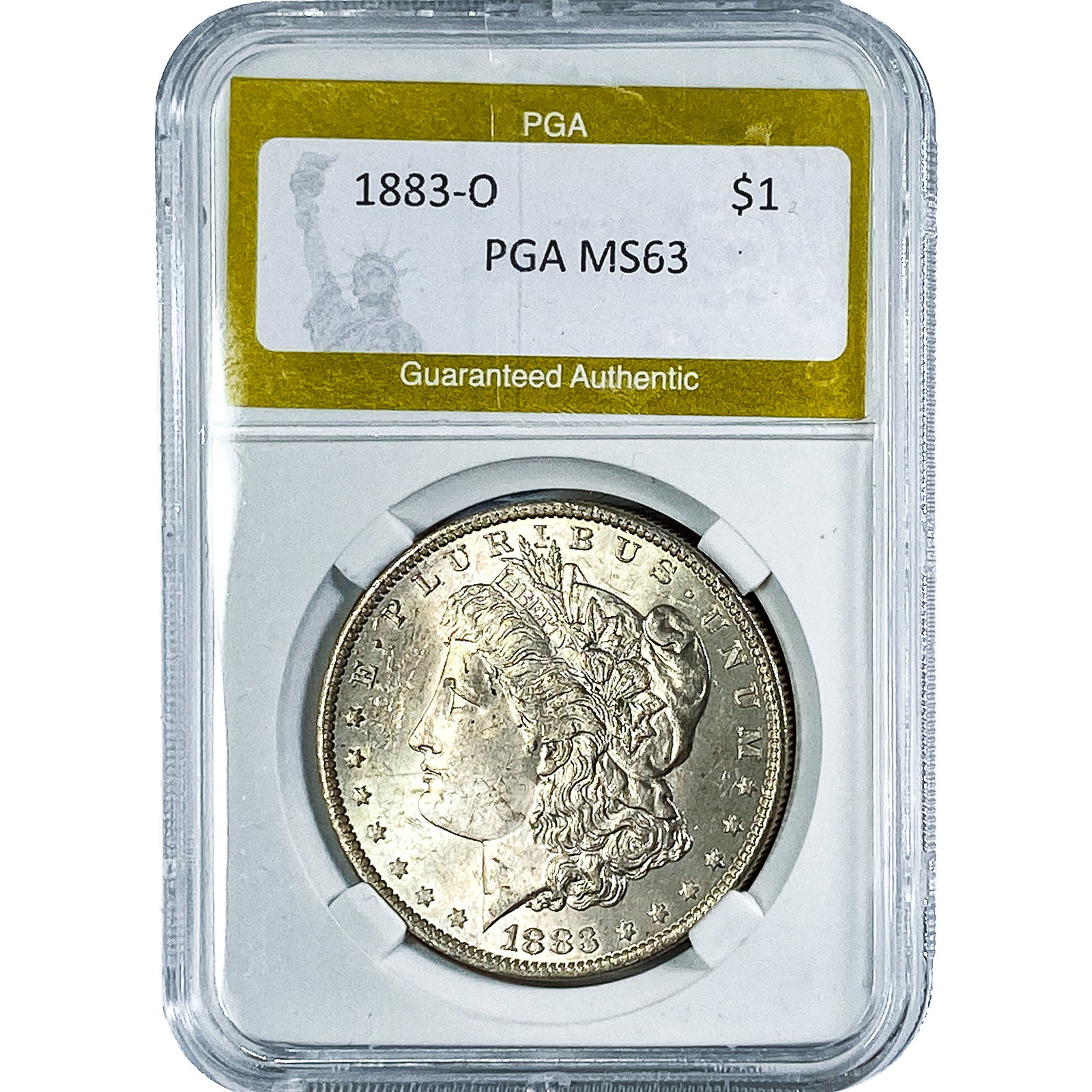 1883-O Morgan Silver Dollar PGA MS63: 1883-O Morgan Silver Dollar PGA MS63