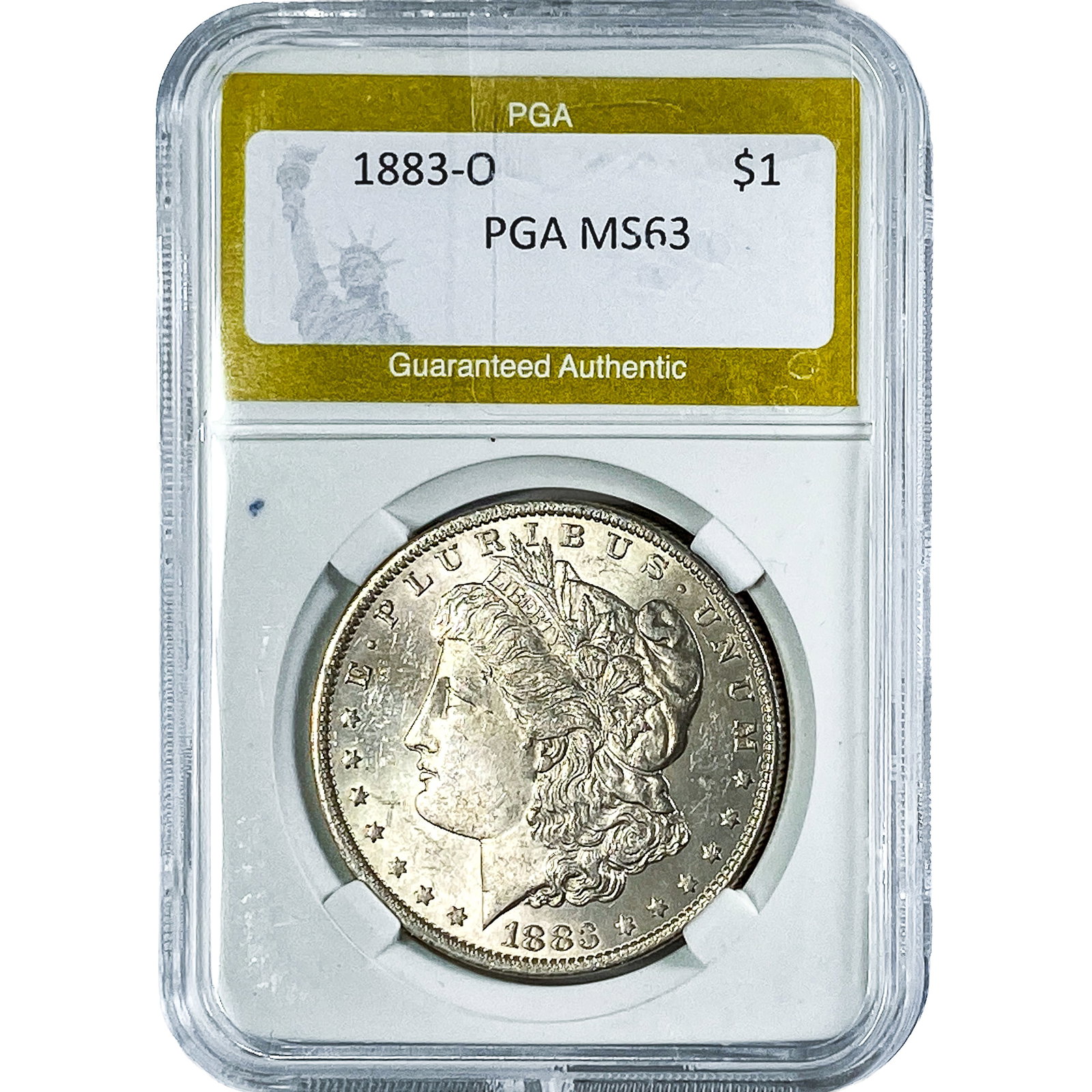 1883-O Morgan Silver Dollar PGA MS63 (1 of 2)