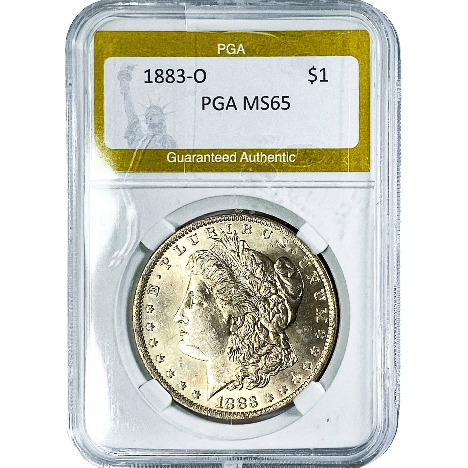 1883-O Morgan Silver Dollar PGA MS65: 1883-O Morgan Silver Dollar PGA MS65