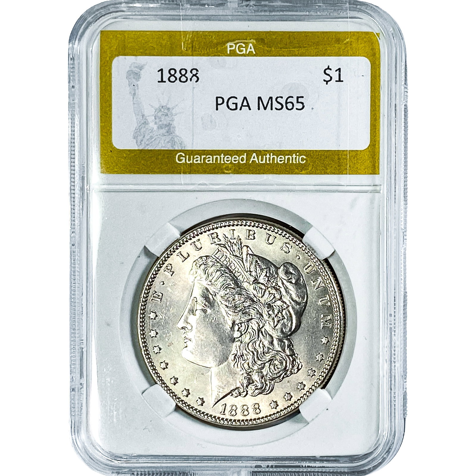1888 Morgan Silver Dollar PGA MS65: 1888 Morgan Silver Dollar PGA MS65