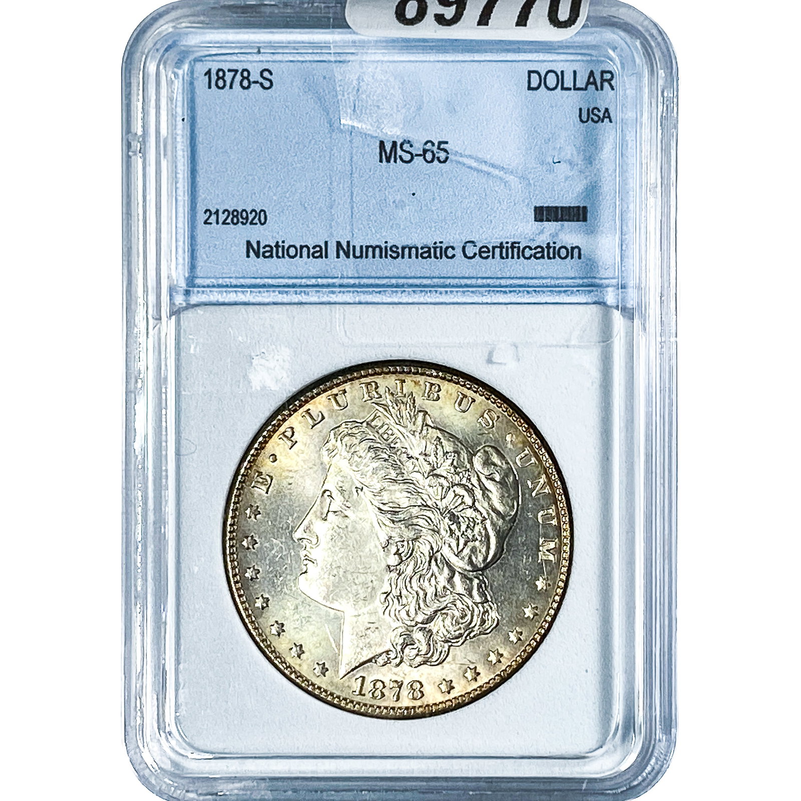 1878-S Morgan Silver Dollar NNC MS65: 1878-S Morgan Silver Dollar NNC MS65