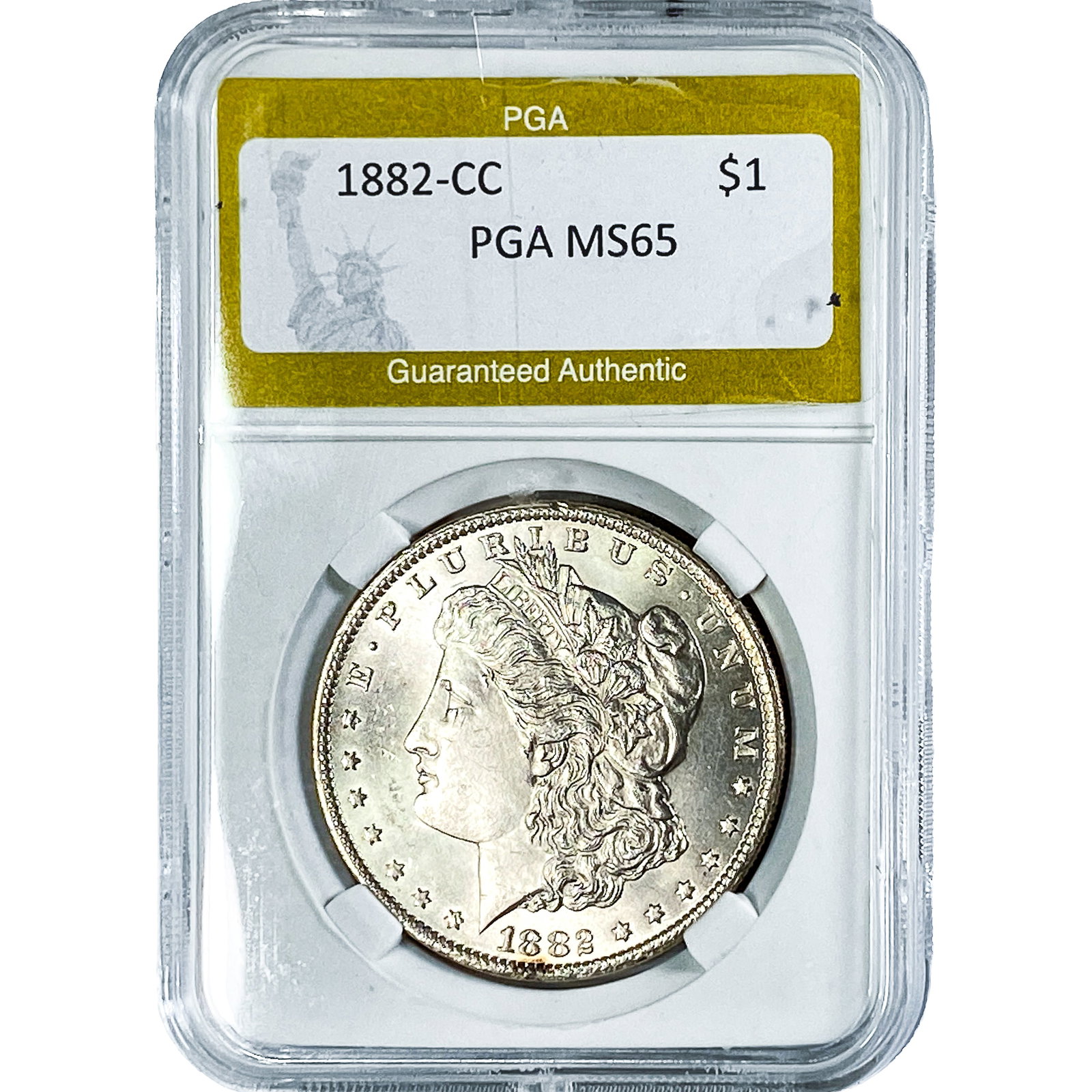 1882-CC Morgan Silver Dollar PGA MS65 (1 of 2)