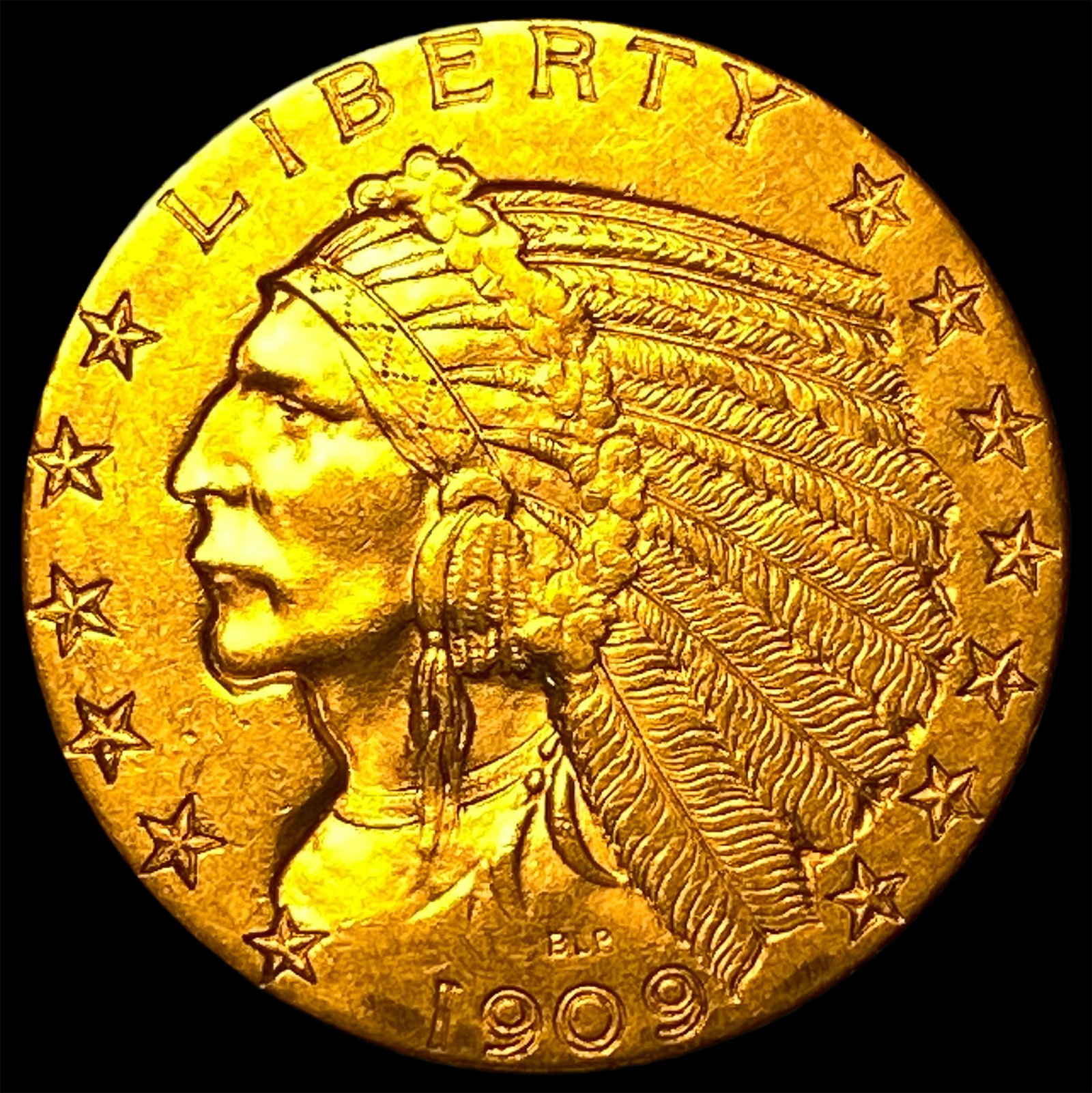 1909 Indian Head $5 Gold Half Eagle UNCIRCULATED (1 of 2)