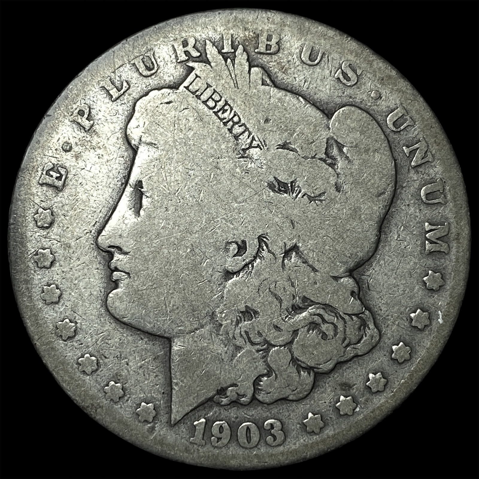 1903-S Silver Morgan Dollar LIGHTLY CIRCULATED: 1903-S Silver Morgan Dollar LIGHTLY CIRCULATED