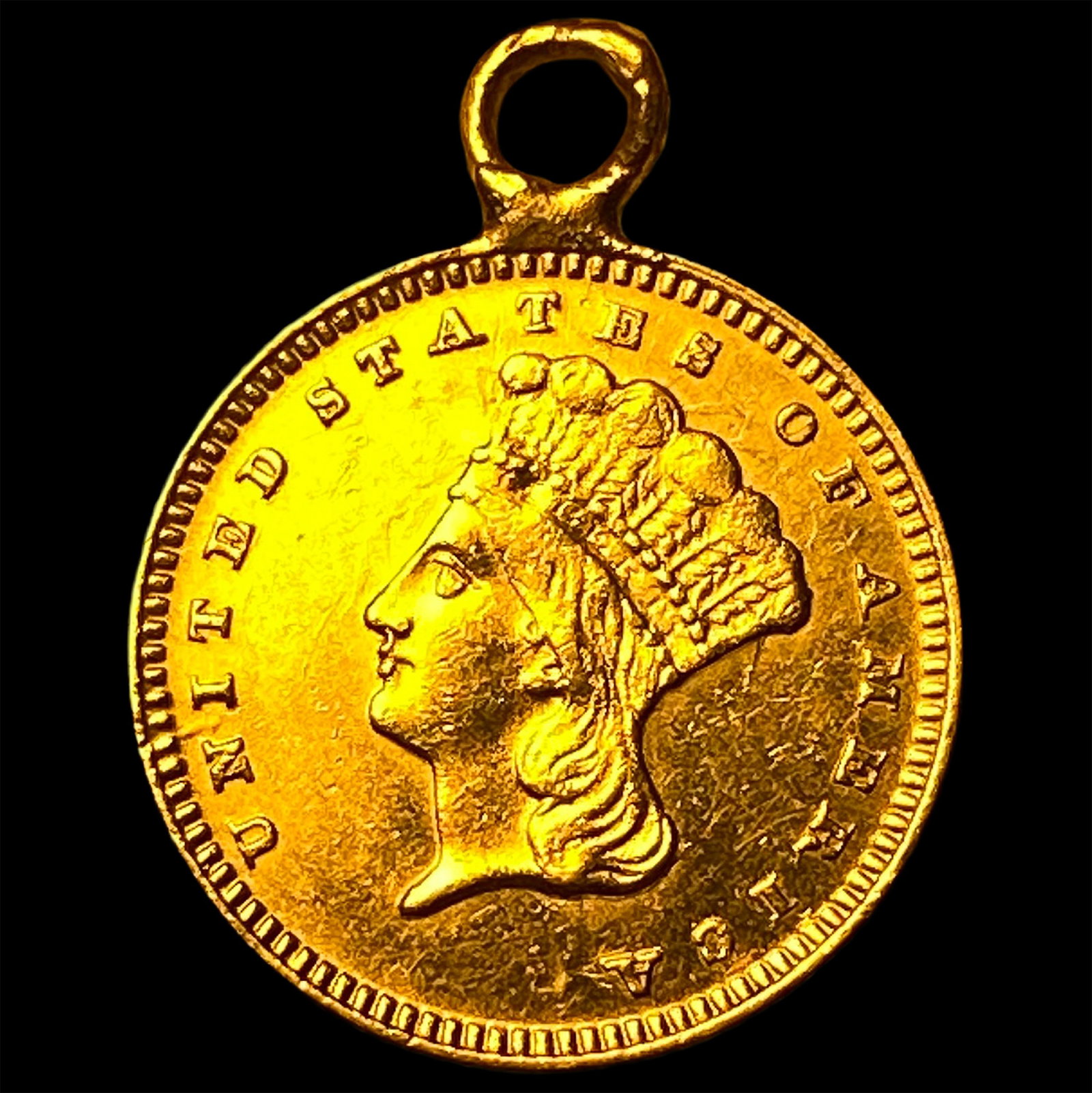 1874 Gold $1 Indian Princess Head HIGH GRADE: 1874 Gold $1 Indian Princess Head HIGH GRADE