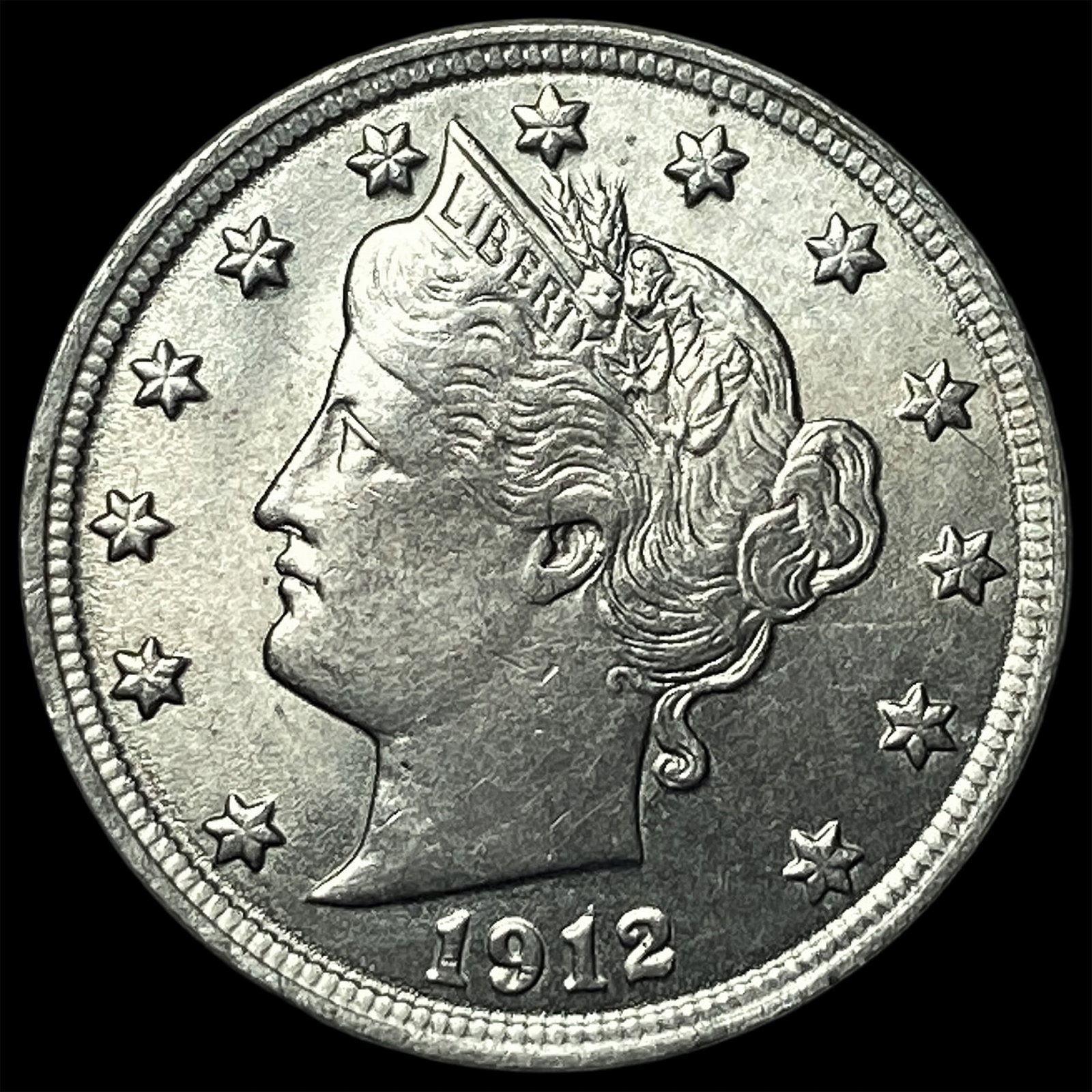 1912 Liberty Head Nickel CHOICE BU: 1912 Liberty Head Nickel CHOICE BU