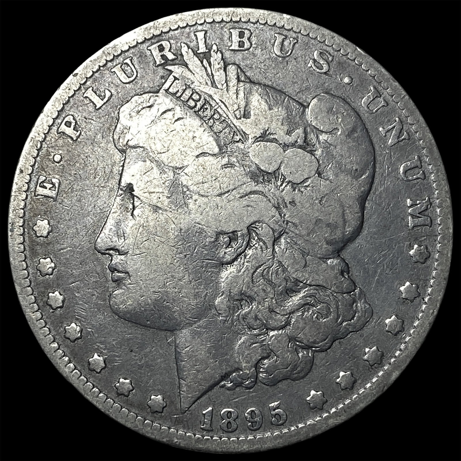 1895-O Silver Morgan Dollar ABOUT UNCIRCULATED: 1895-O Silver Morgan Dollar ABOUT UNCIRCULATED