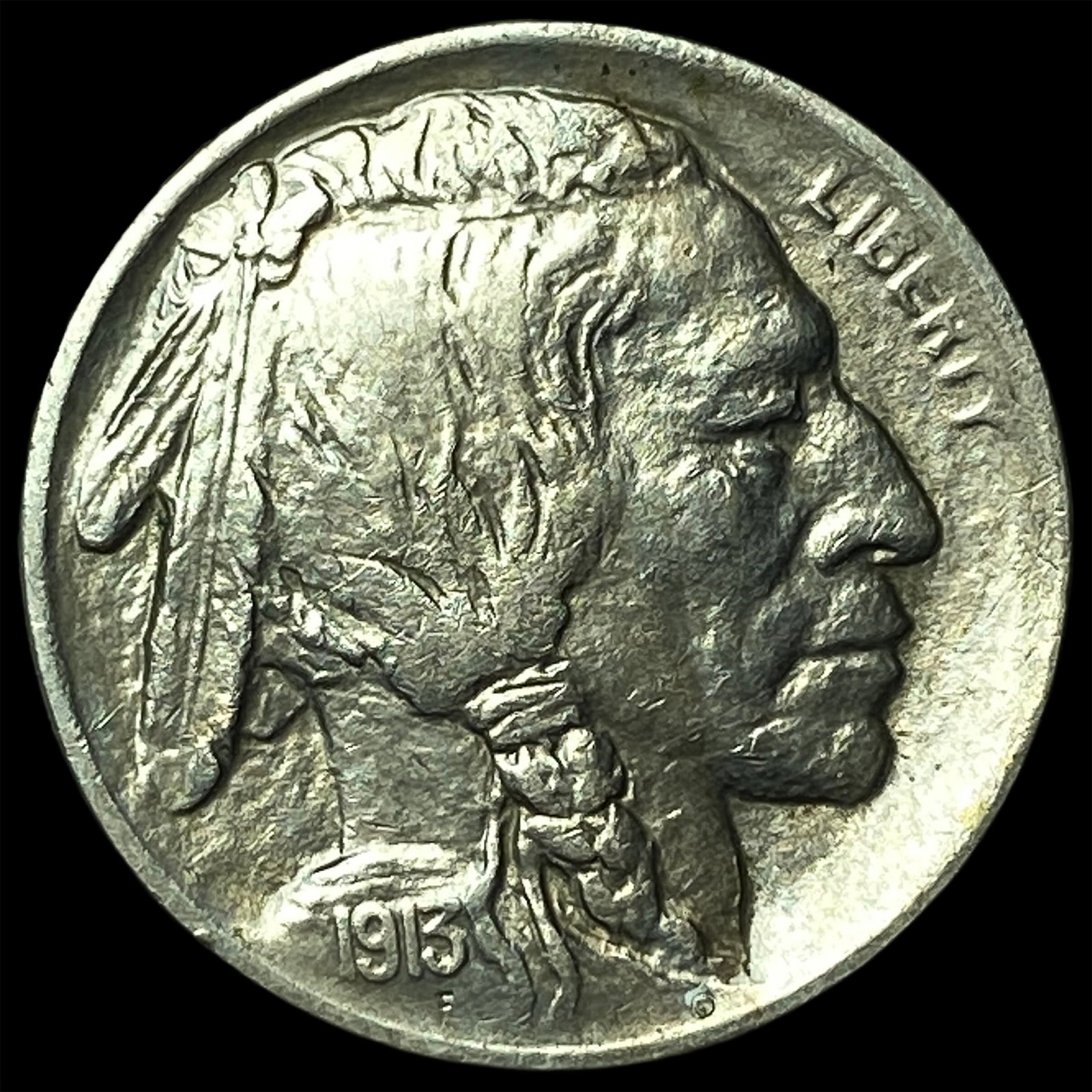 1913-S Buffalo Nickel Type 2 UNCIRCULATED (1 of 2)