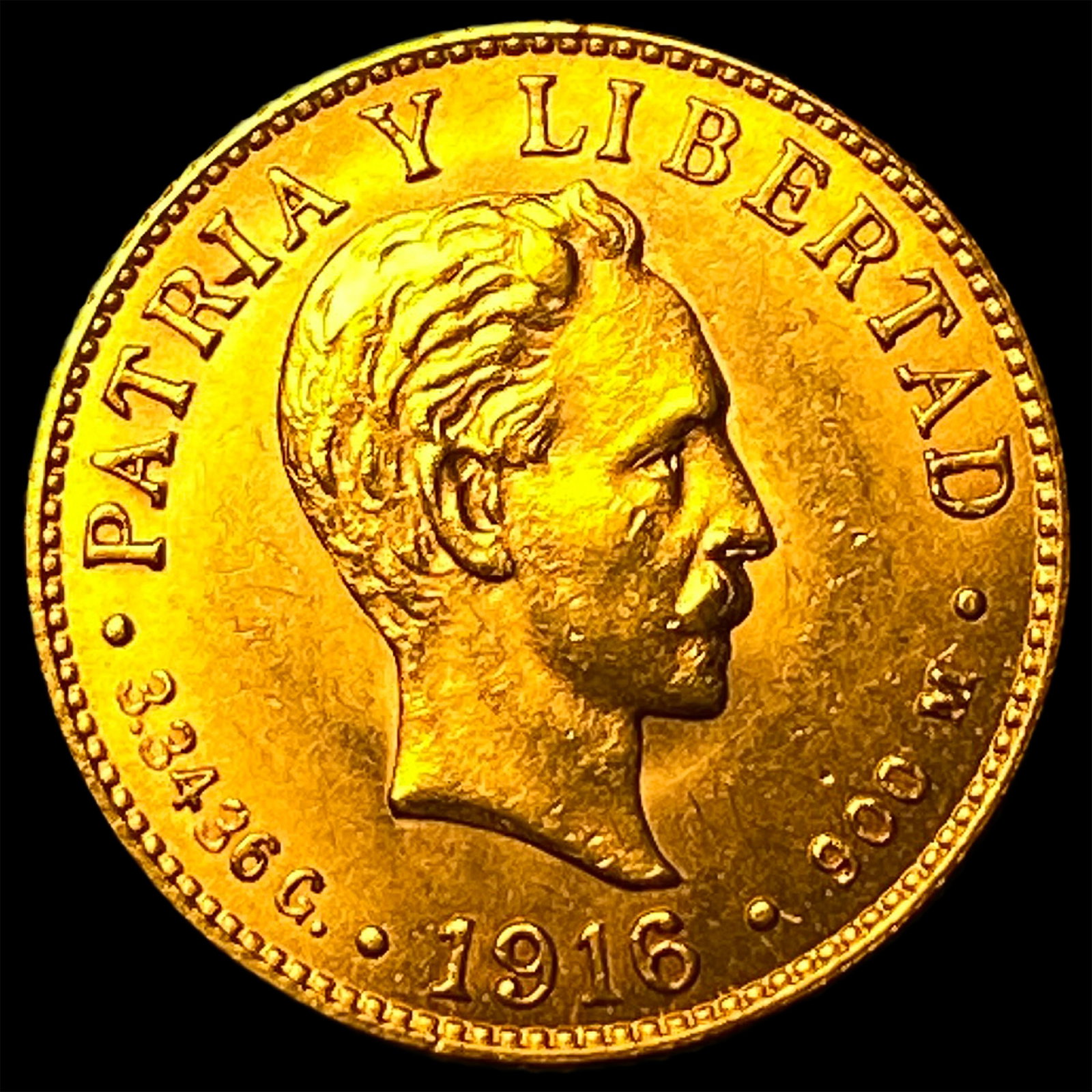 Gold 1916 Cuba 2 Pesos GEM BU (1 of 2)