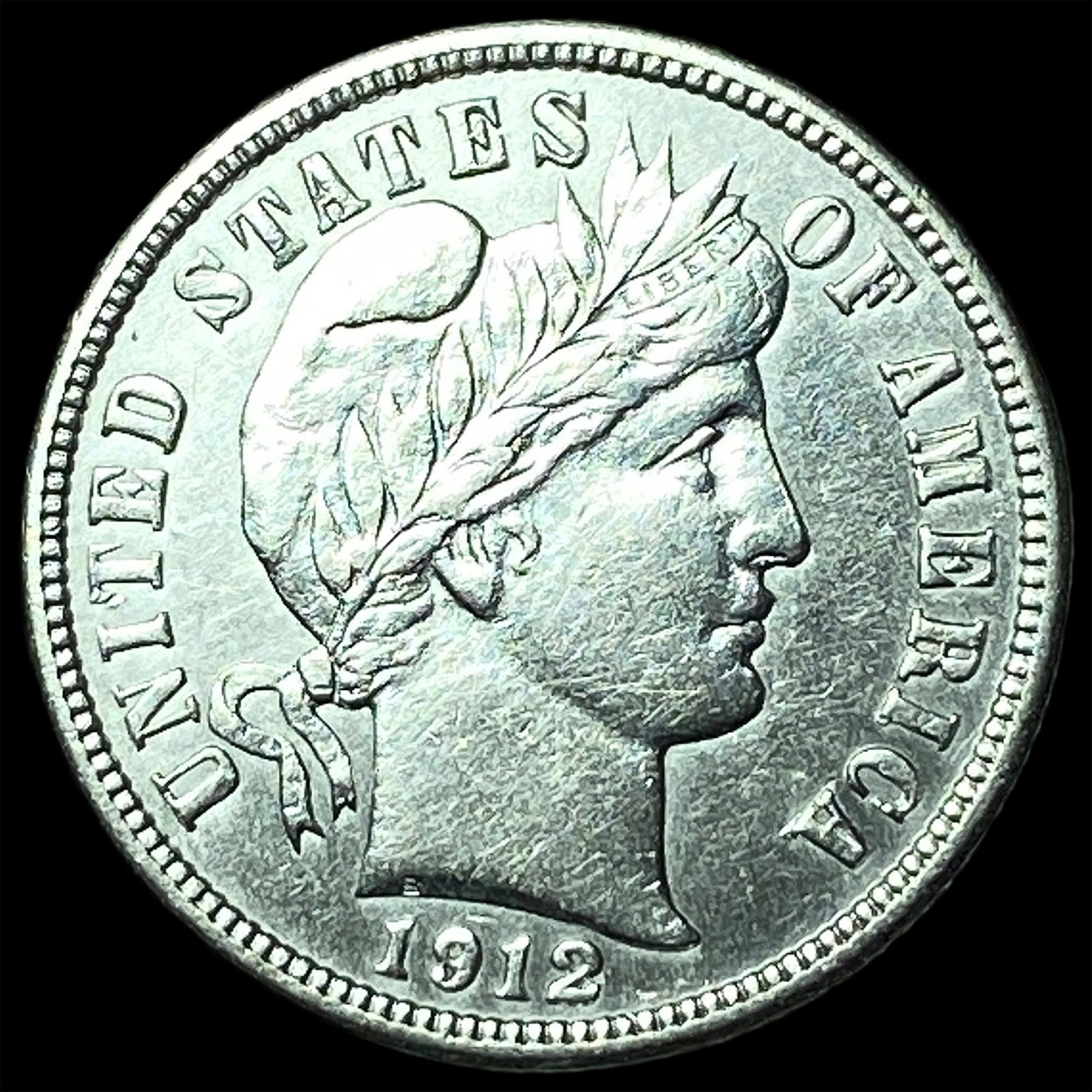 1912-D Silver Barber Dime UNCIRCULATED (1 of 2)