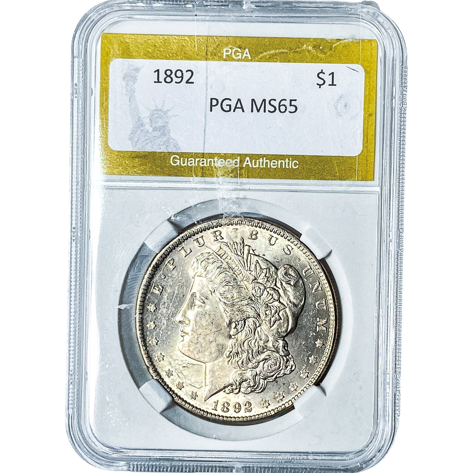 1892 Morgan Silver Dollar PGA MS65 (1 of 2)