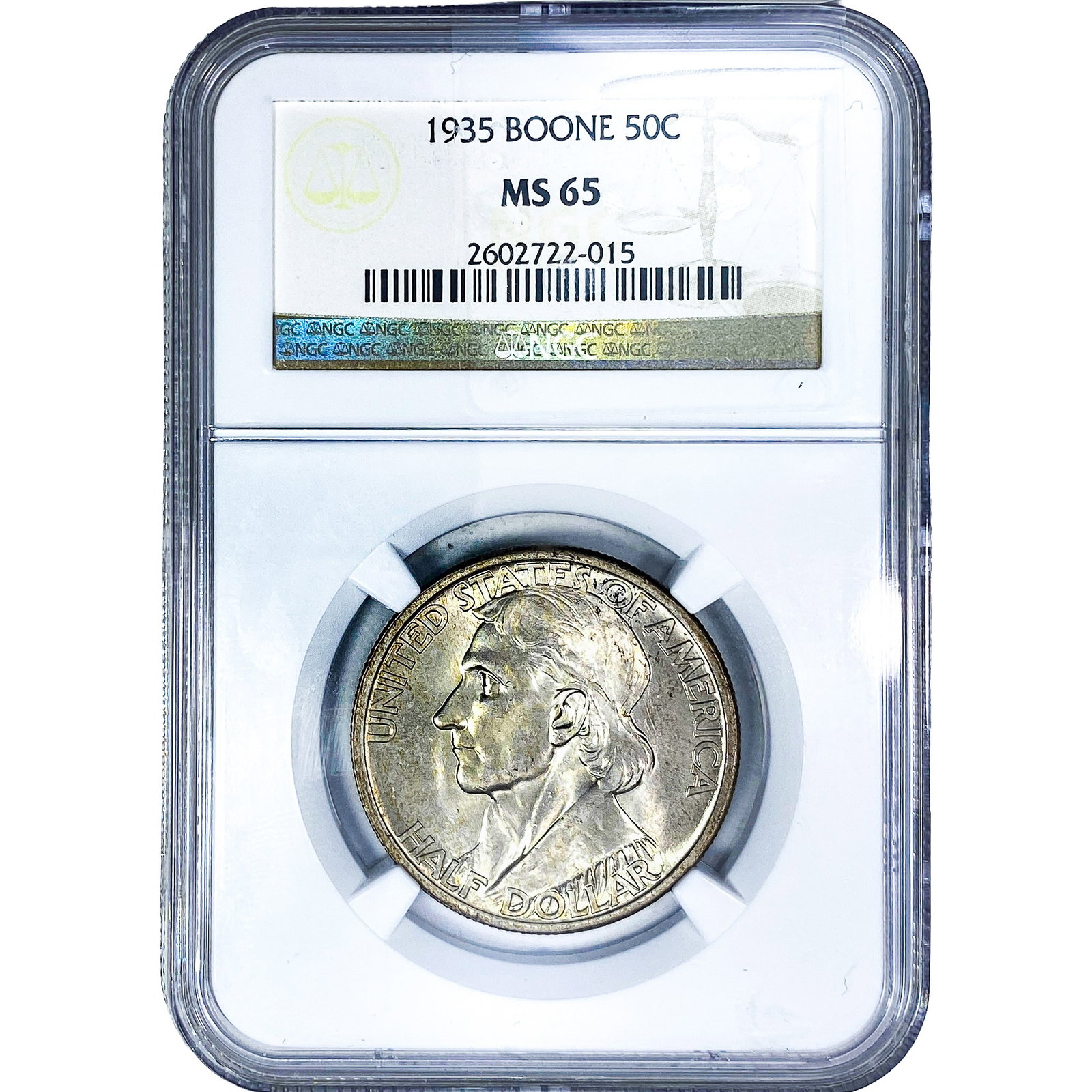 1935 Boone Half Dollar NGC MS65 (1 of 2)