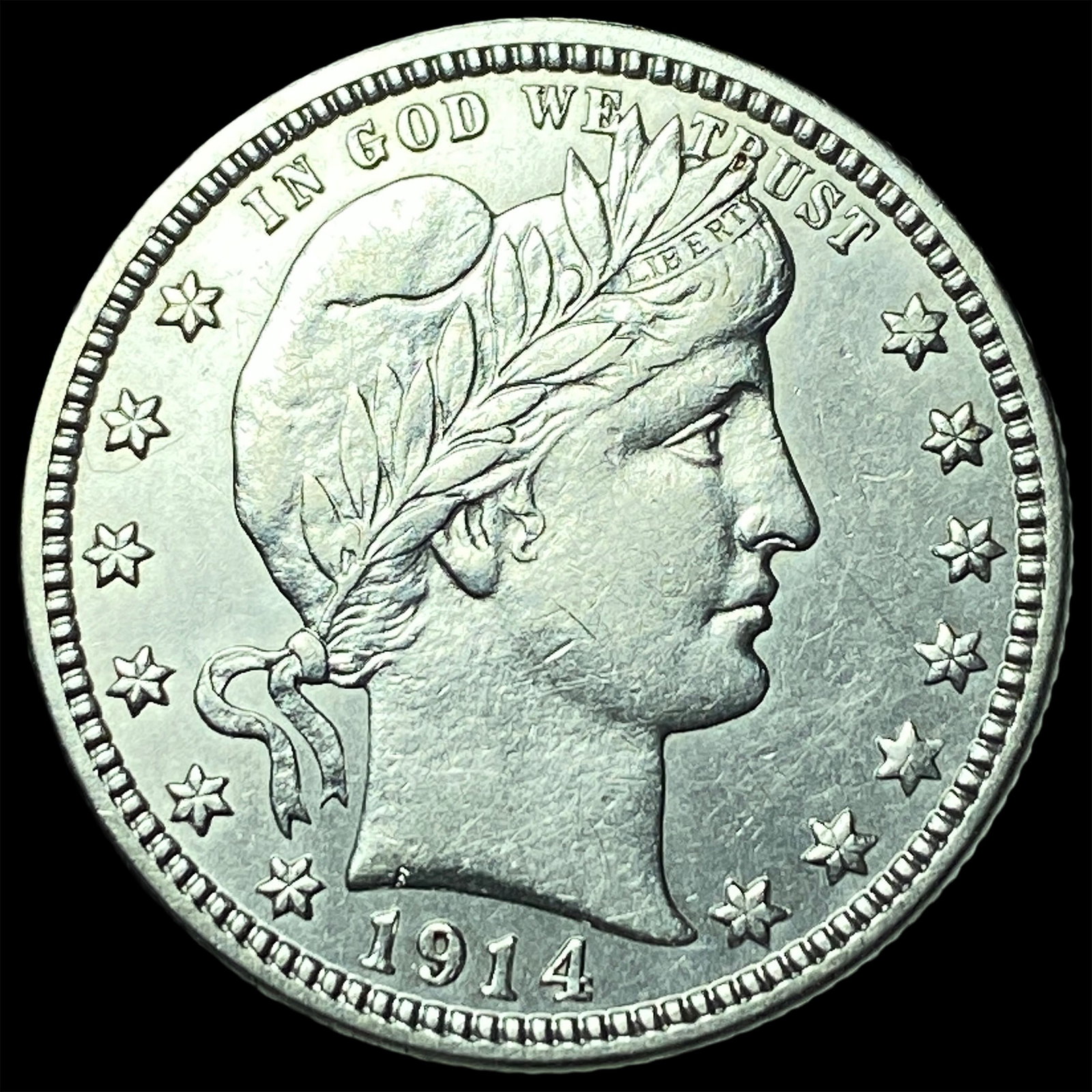 1914-D Silver Barber Quarter UNCIRCULATED (1 of 2)