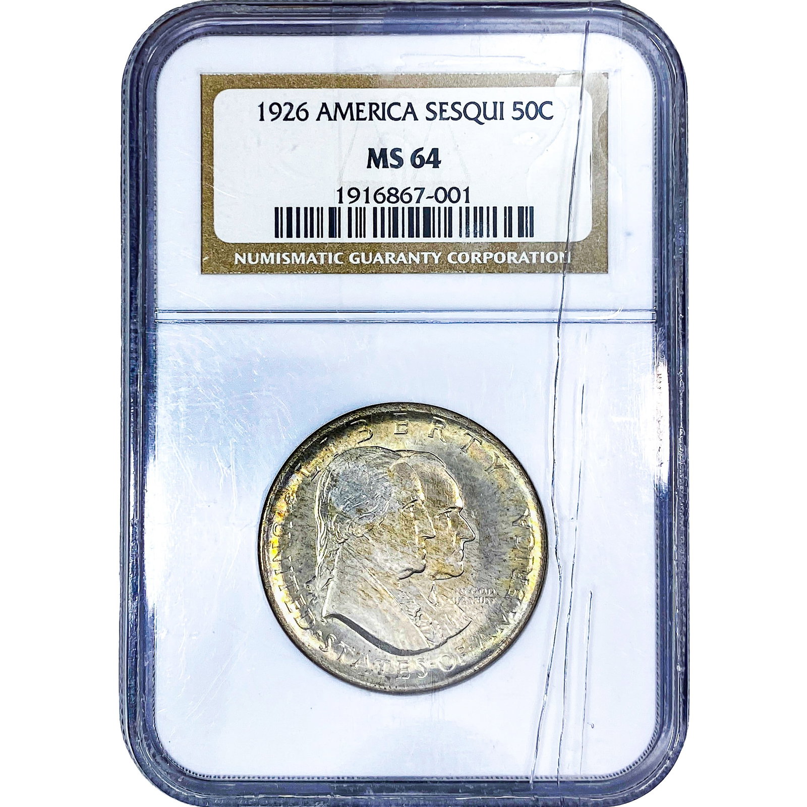 1926 Sesquicentennial Half Dollar NGC MS64: 1926 Sesquicentennial Half Dollar NGC MS64