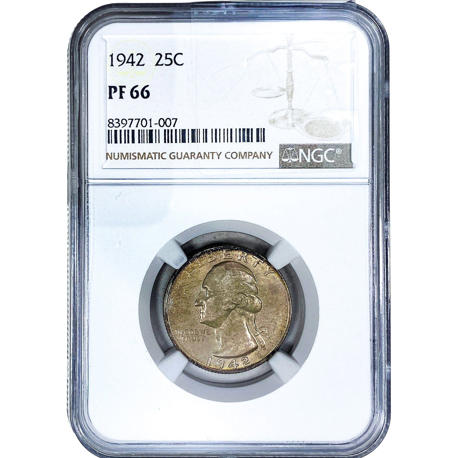 1942 Washington Silver Quarter NGC PF66 (1 of 2)