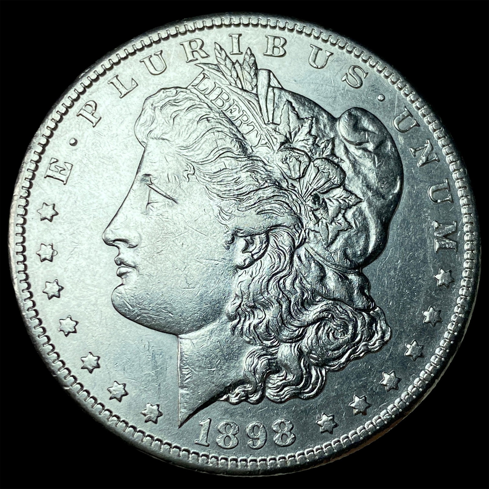 1898-S Silver Morgan Dollar CLOSELY UNCIRCULATED: 1898-S Silver Morgan Dollar CLOSELY UNCIRCULATED