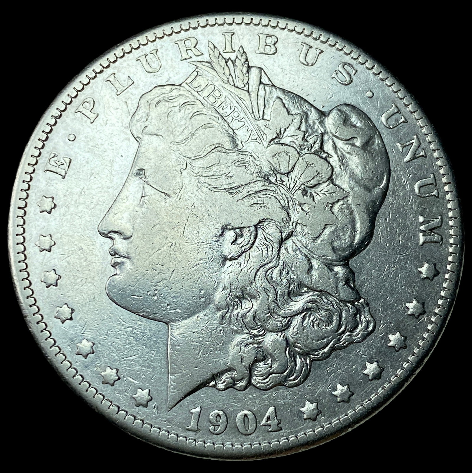 1904-S Silver Morgan Dollar NEARLY UNCIRCULATED (1 of 2)