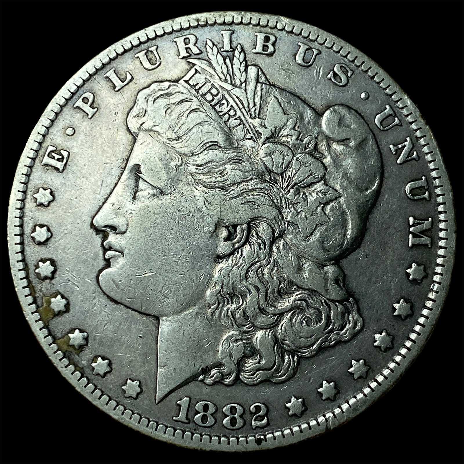 1882-CC Silver Morgan Dollar NEARLY UNCIRCULATED (1 of 2)