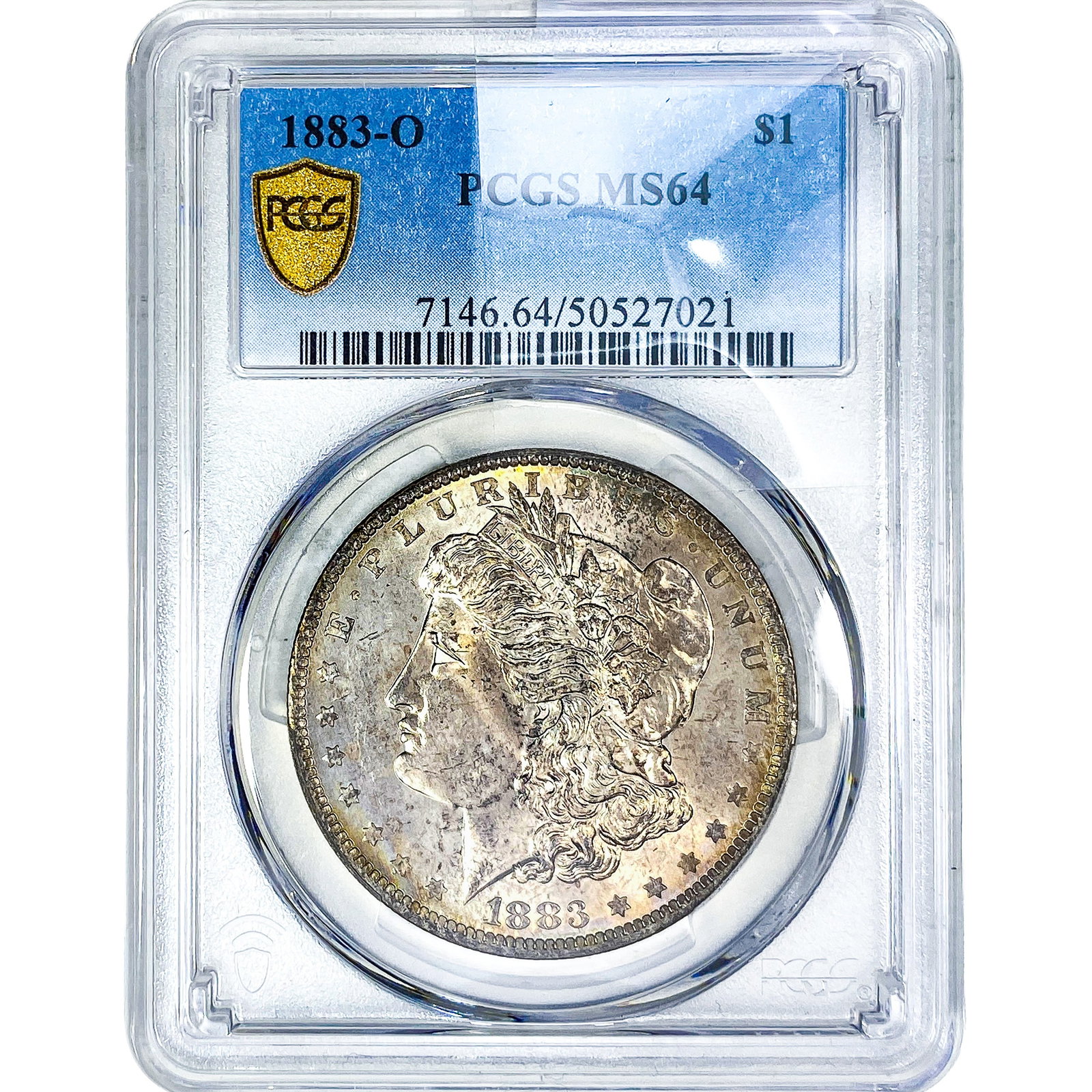 1883-O Morgan Silver Dollar PCGS MS64: 1883-O Morgan Silver Dollar PCGS MS64