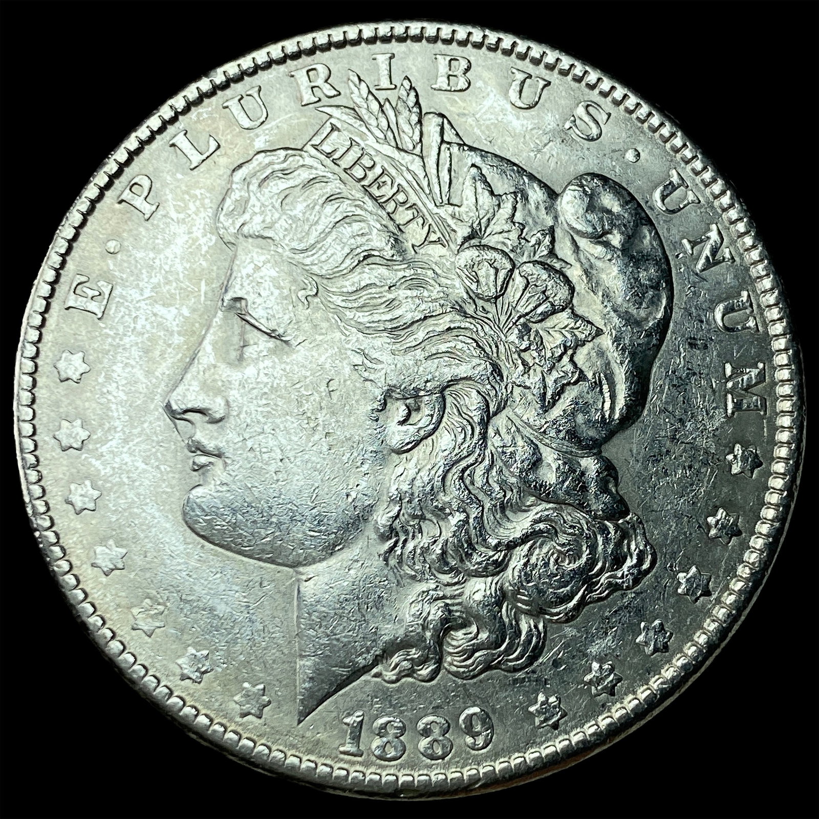 1889 Morgan Silver Dollar CLOSELY UNCIRCULATED: 1889 Morgan Silver Dollar CLOSELY UNCIRCULATED