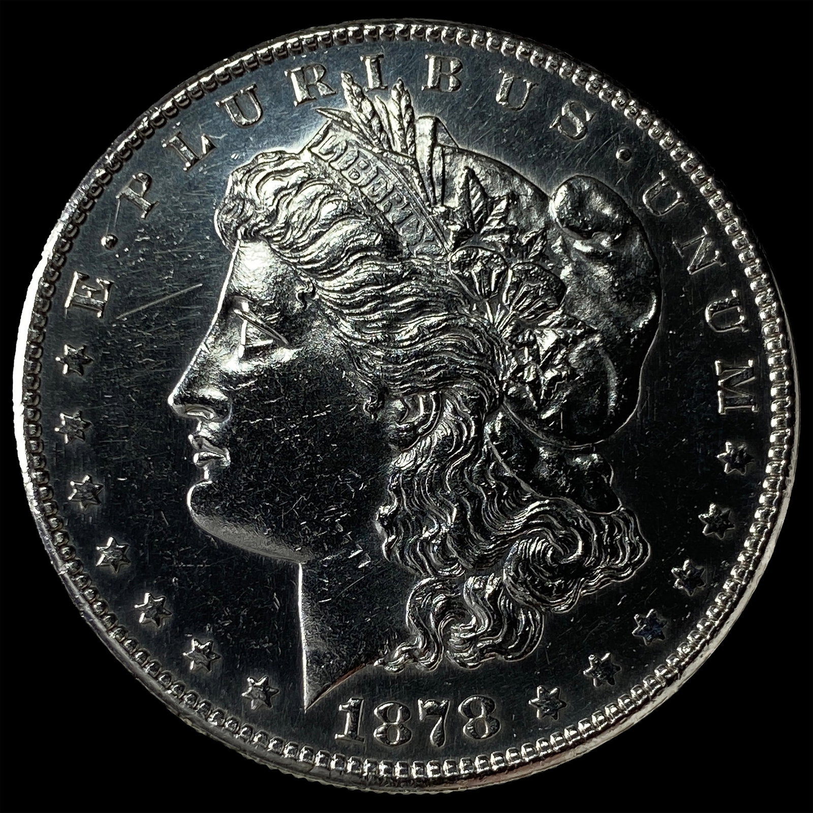 1878-S Silver Morgan Dollar UNCIRCULATED: 1878-S Silver Morgan Dollar UNCIRCULATED