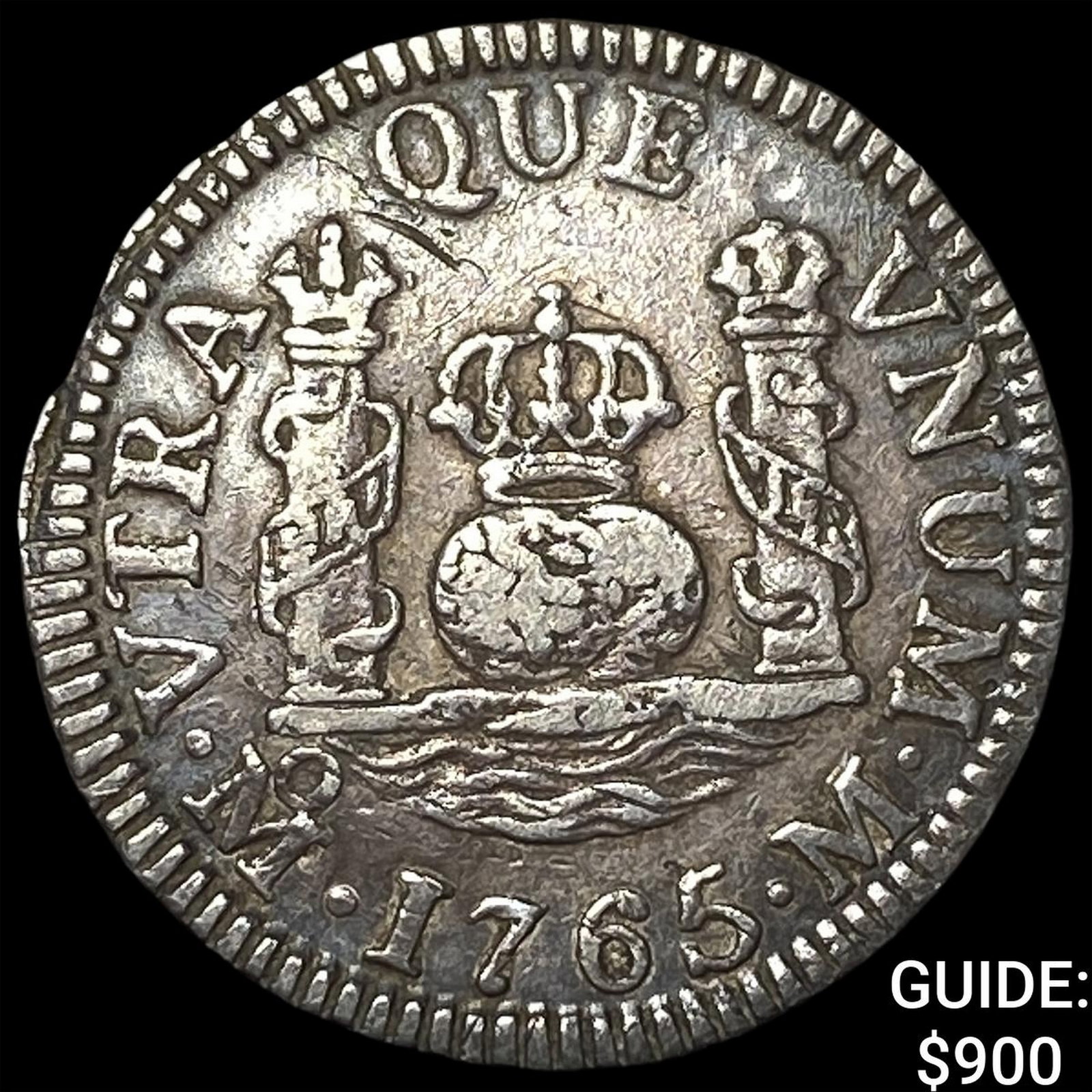 1763-M Mexico Charles III Silver 1 Real: 1763-M Mexico Charles III Silver 1 Real