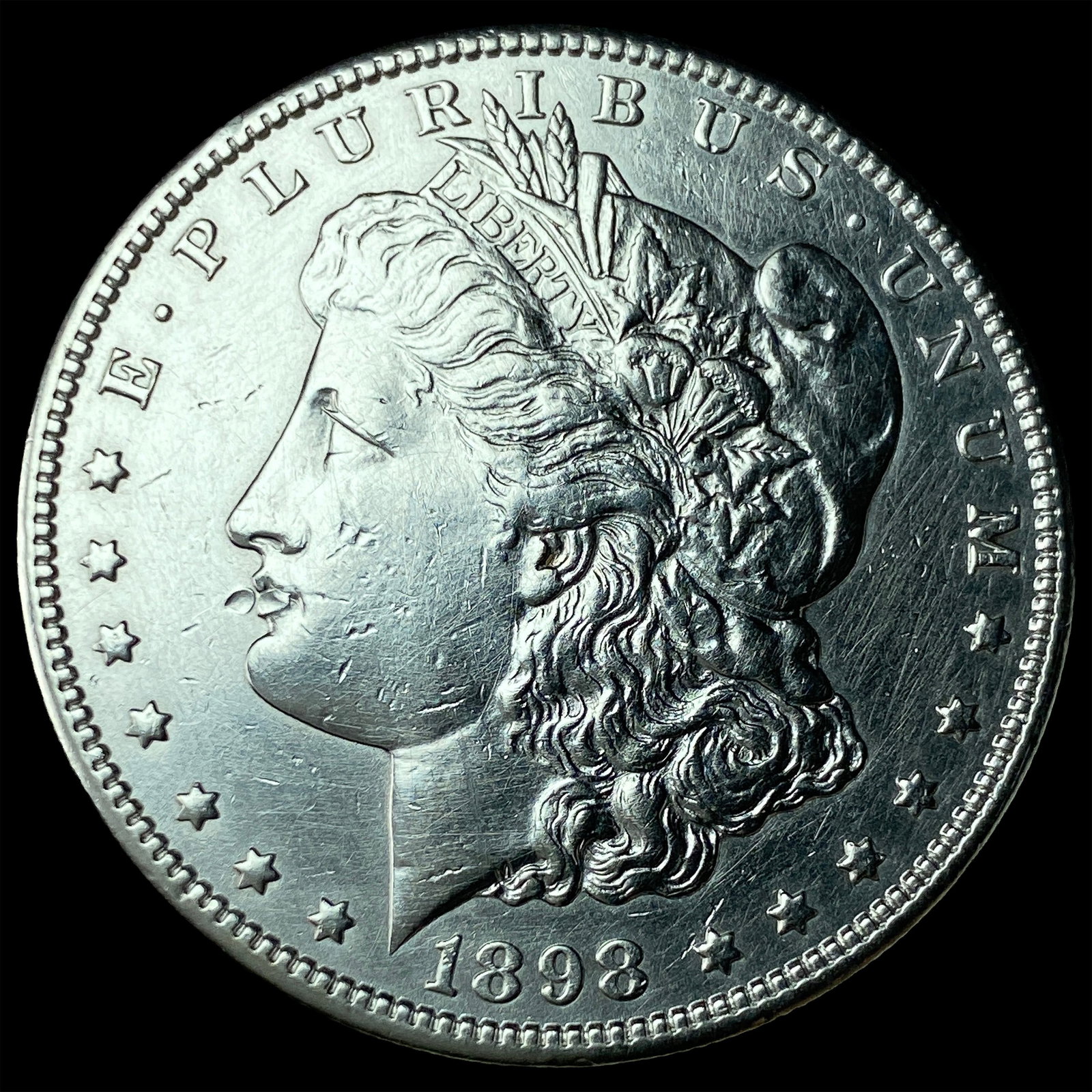 1898-S Silver Morgan Dollar UNCIRCULATED: 1898-S Silver Morgan Dollar UNCIRCULATED
