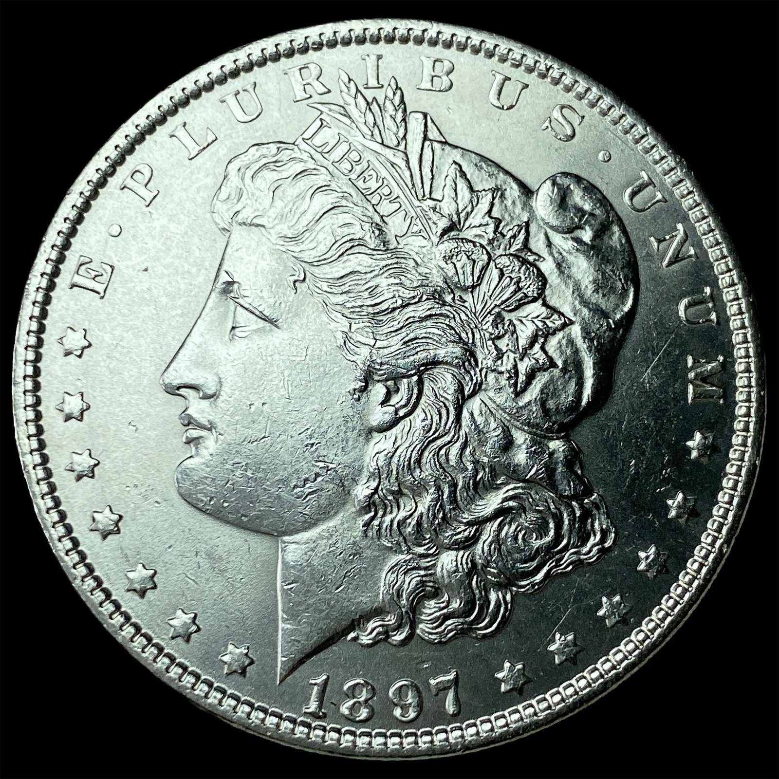 1897 Silver Morgan Dollar UNCIRCULATED: 1897 Silver Morgan Dollar UNCIRCULATED