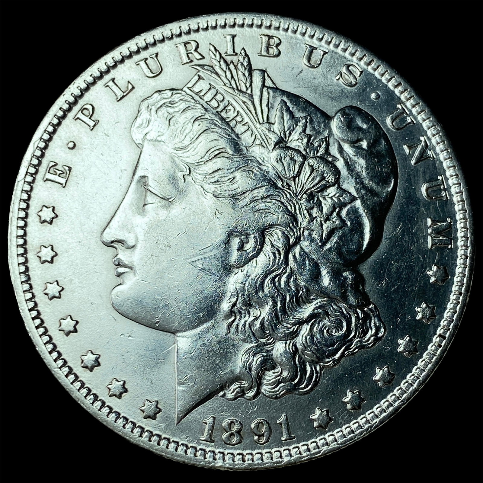 1891-O Silver Morgan Dollar CLOSELY UNCIRCULATED (1 of 2)