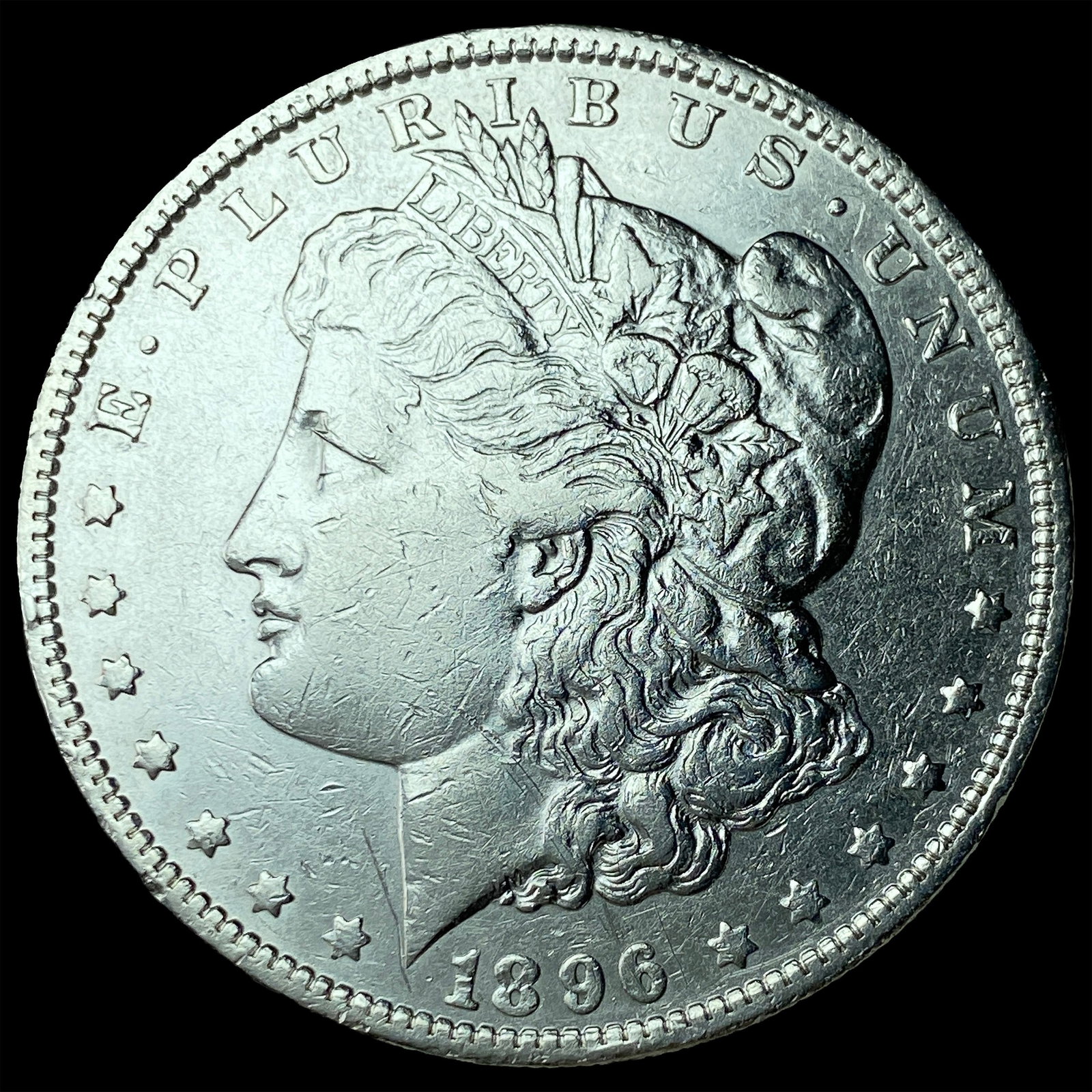 1896-O Morgan Silver Dollar CLOSELY UNCIRCULATED: 1896-O Morgan Silver Dollar CLOSELY UNCIRCULATED