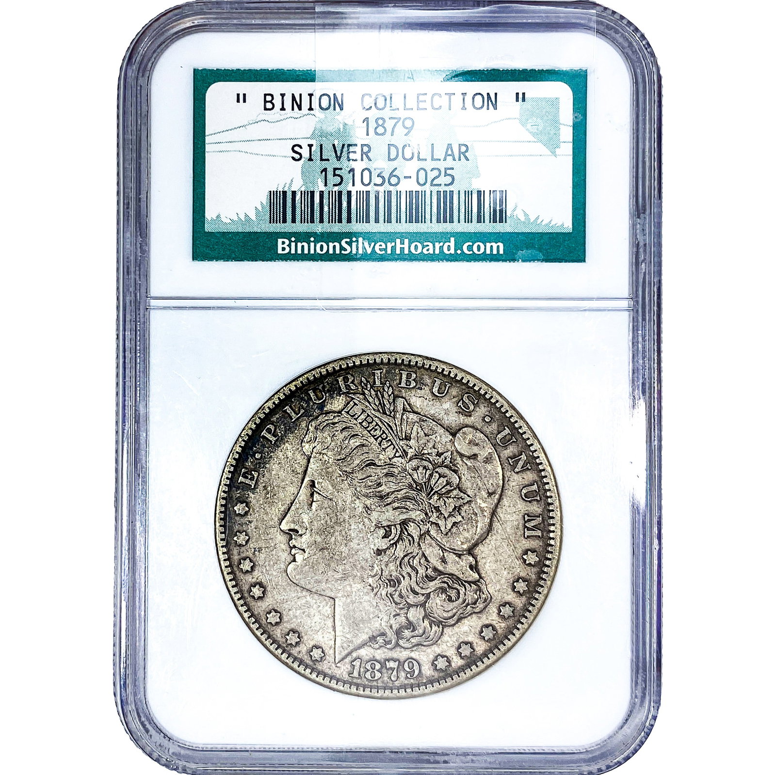 1879 Morgan Silver Dollar NGC "Binion Collection": 1879 Morgan Silver Dollar NGC "Binion Collection"