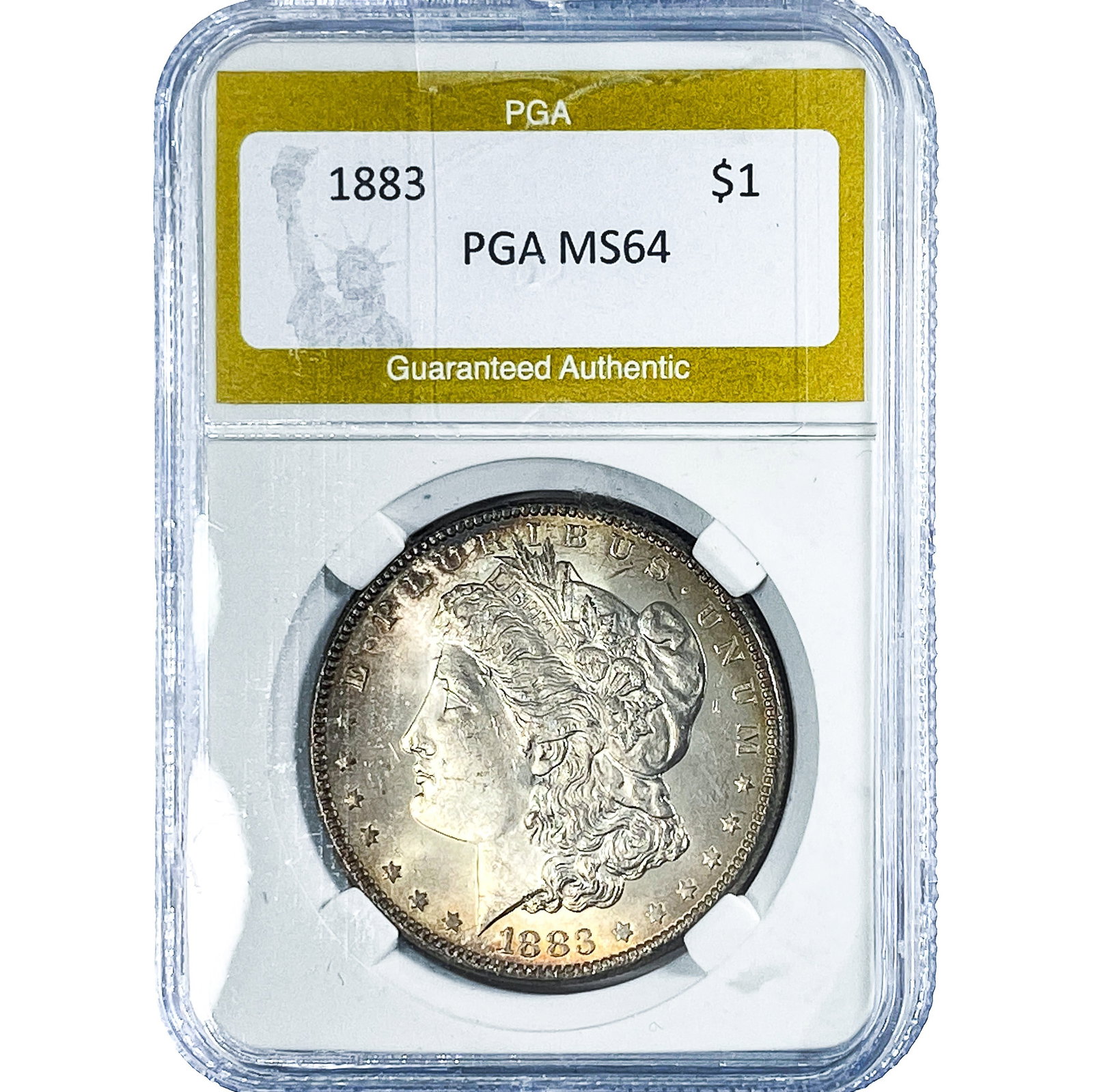 1883 Morgan Silver Dollar PGA MS64: 1883 Morgan Silver Dollar PGA MS64