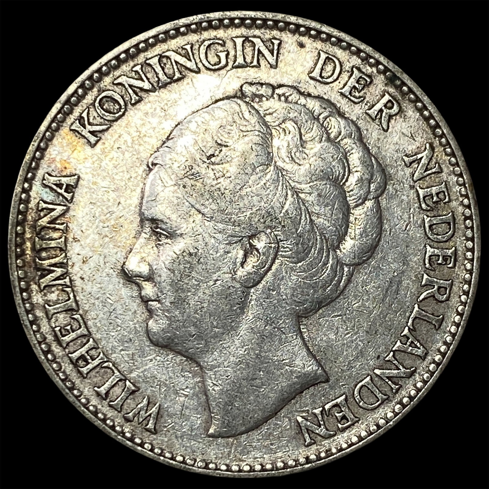 1924 Netherlands Silver 1 Gulden (1 of 2)