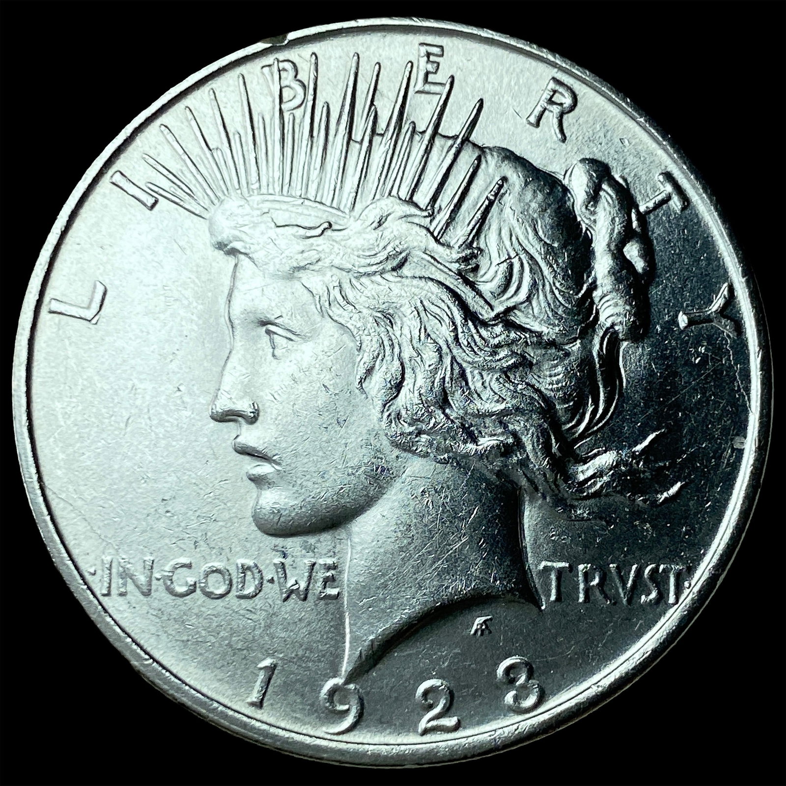 1923-D Peace Silver Dollar LIGHTLY CIRCULATED: 1923-D Peace Silver Dollar LIGHTLY CIRCULATED