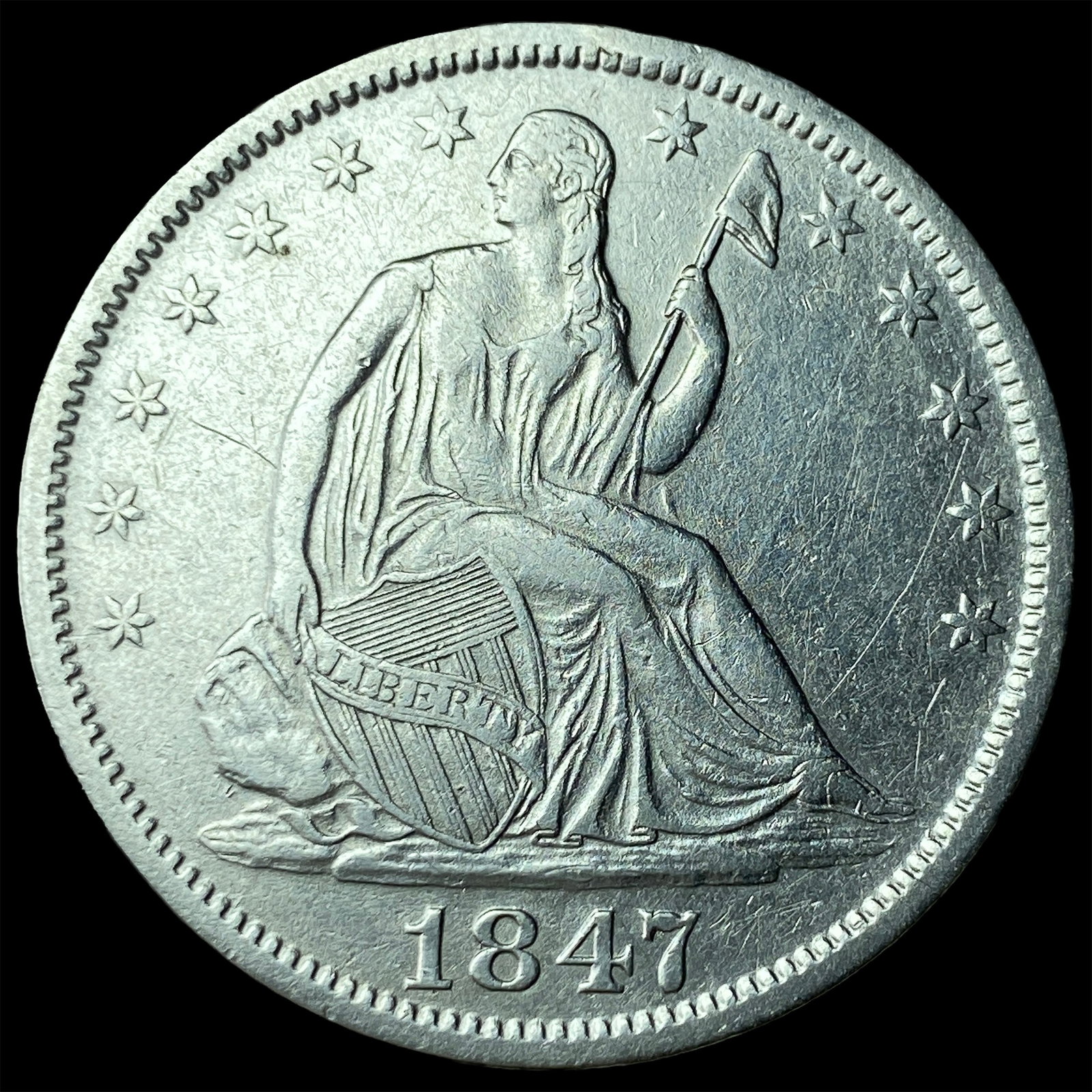 1847-O Silver Half Dollar CHOICE AU (1 of 2)